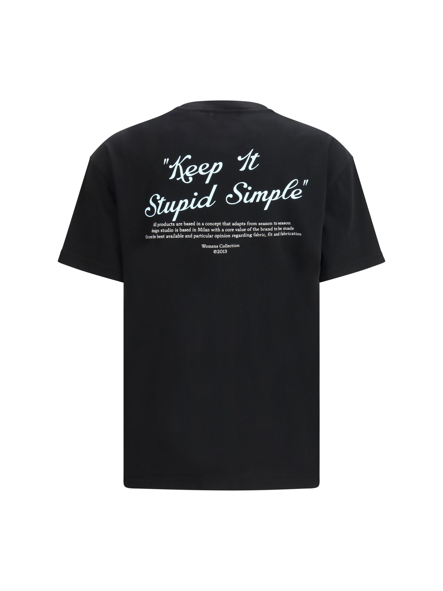Off-White Women Kiss Quote T-Shirt OFF-WHITE
