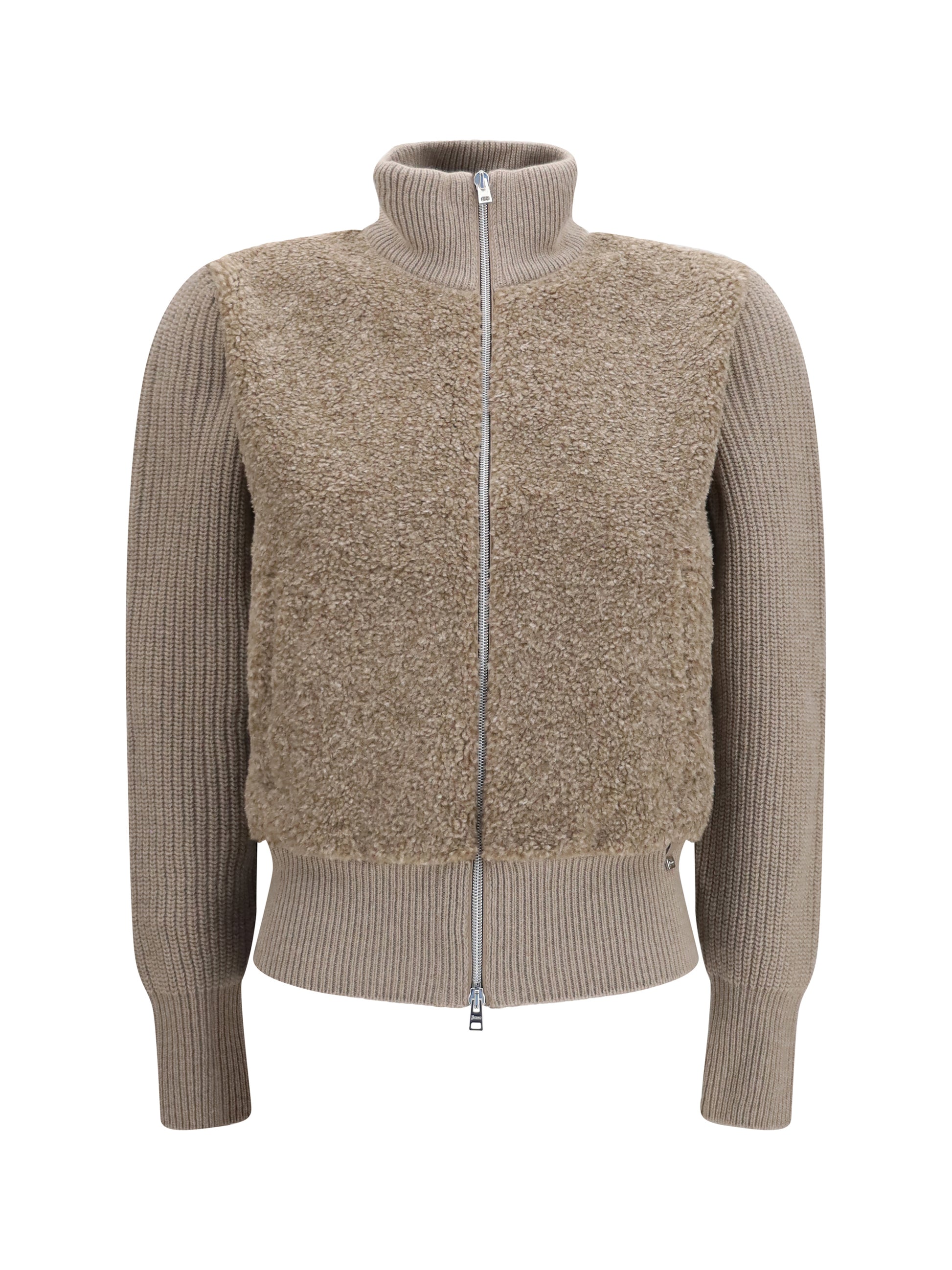 Herno Women Resort Ribbed Pure Wool Cardigan HERNO