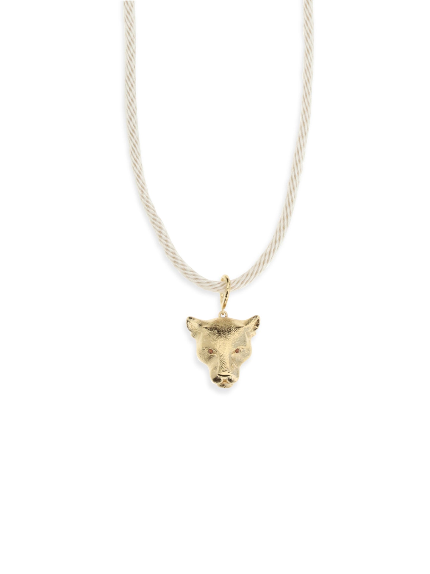 Forte_Forte Women Sculpture Necklace With Puma Pendant FORTE FORTE