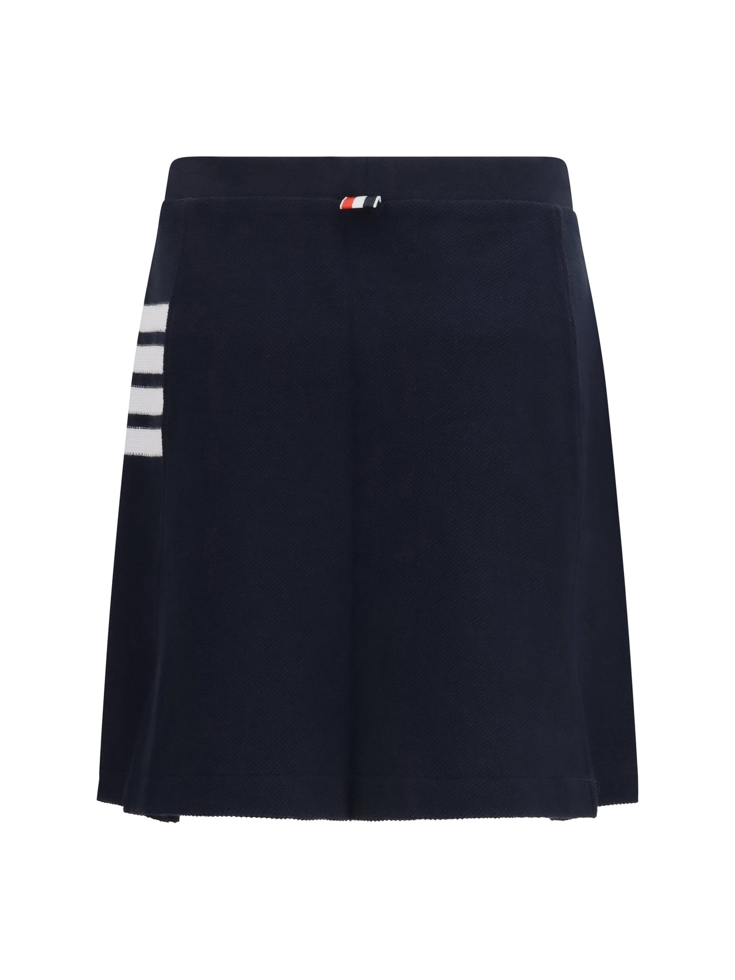 Thom Browne Women 4-Bar Piqué Mini Skirt THOM BROWNE