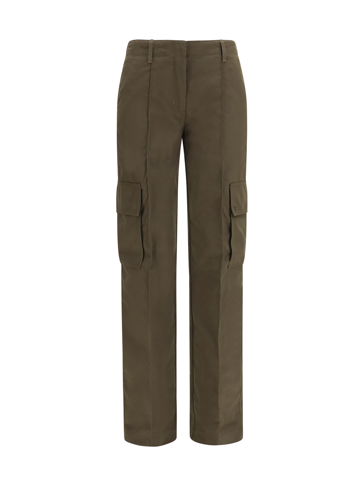 Burberry Women Gabardine Cargo Trousers BURBERRY