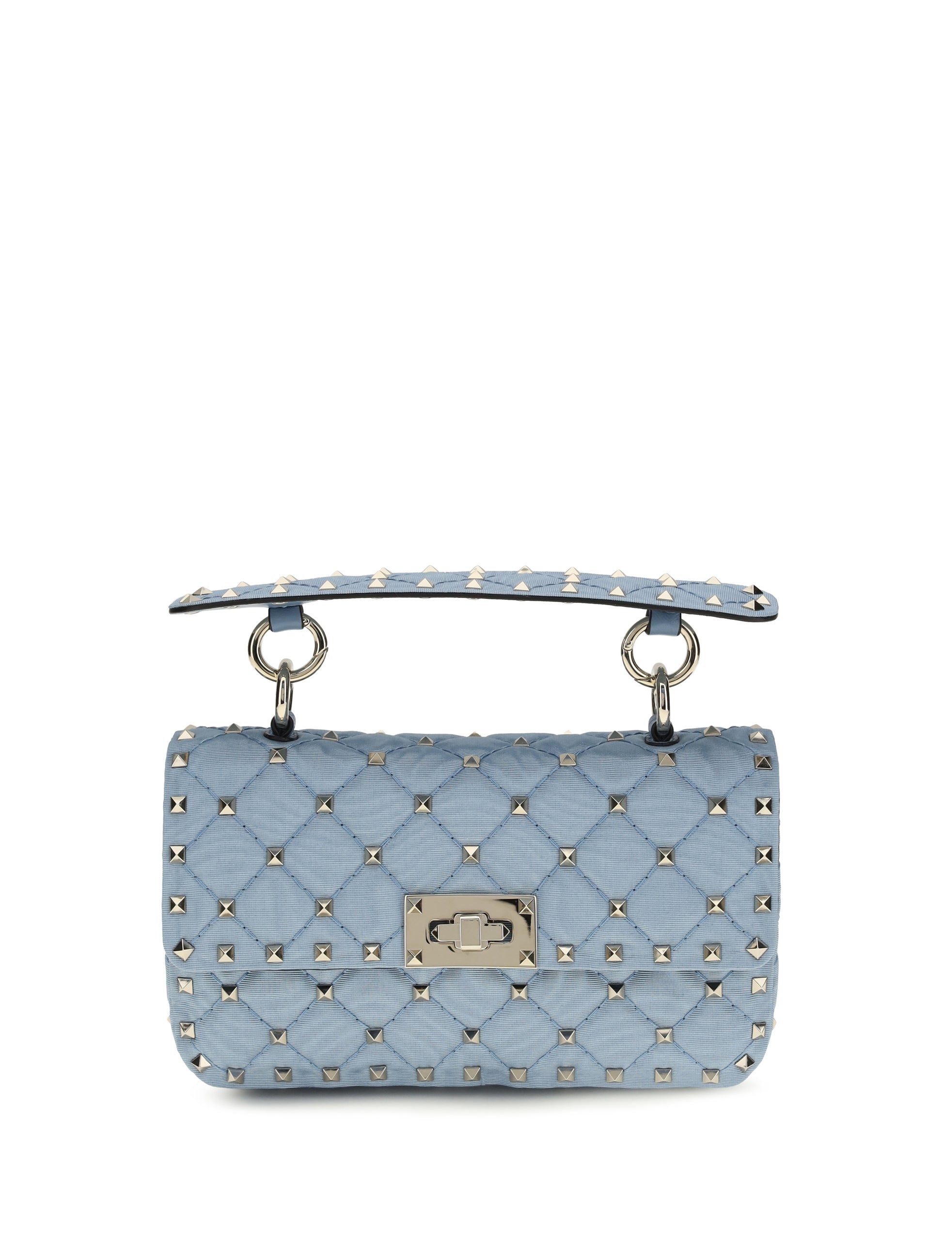 Valentino Garavani Women Rockstud Spike Leather Shoulder Bag VALENTINO GARAVANI