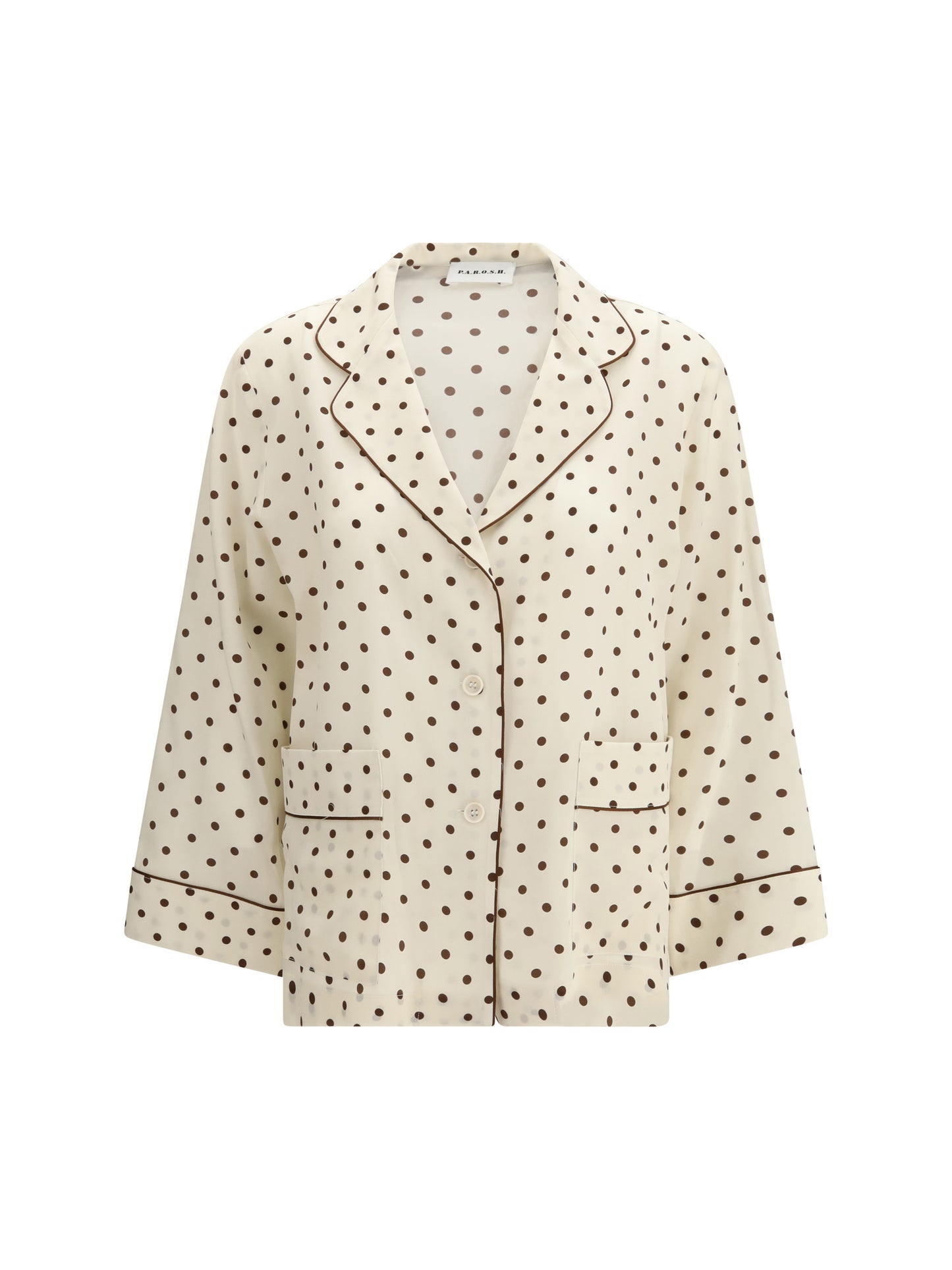 P.A.R.O.S.H. Women Polka-Dot Silk Shirt P.A.R.O.S.H.