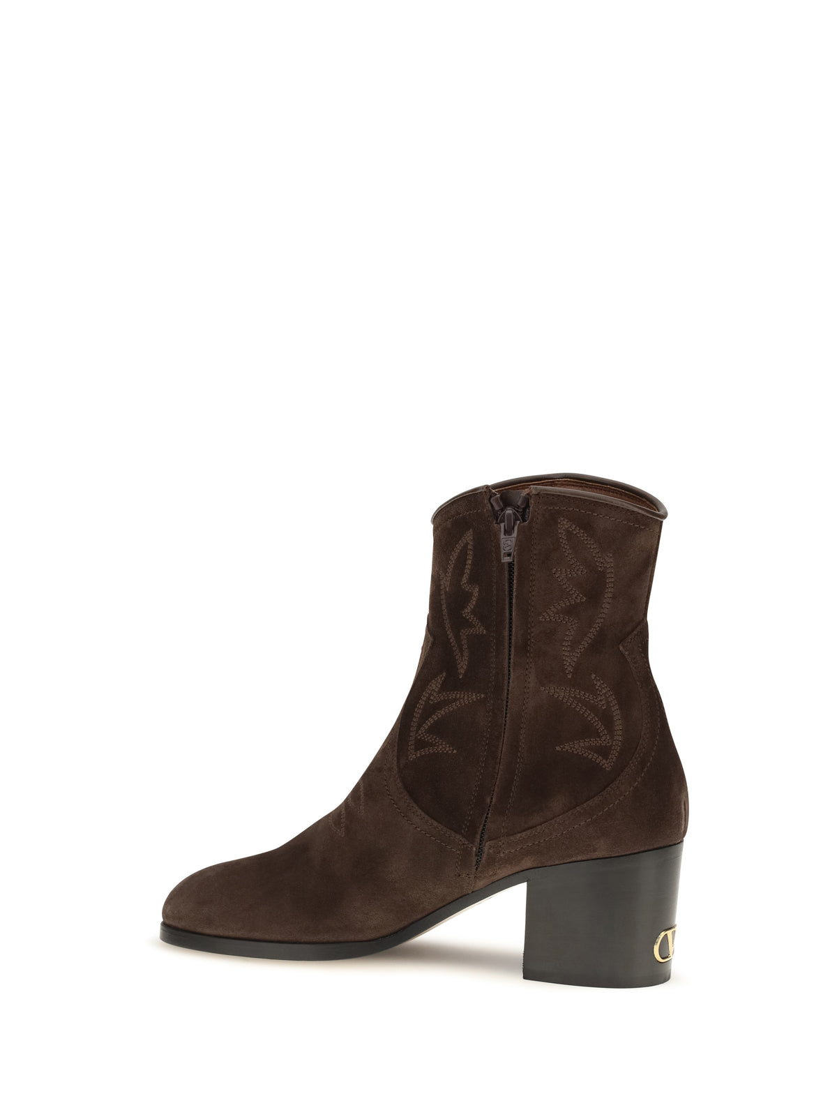 Valentino Garavani Women Zimmy Suede Ankle Boots VALENTINO GARAVANI