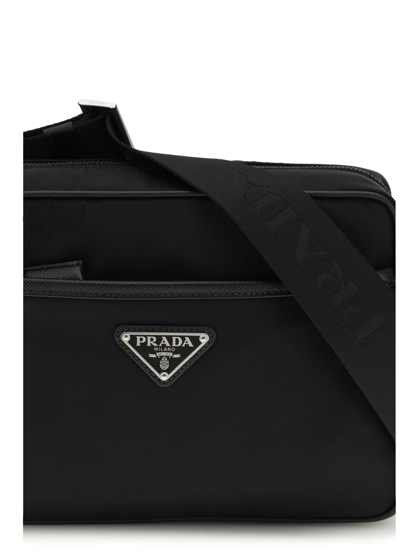 Prada Men Re-Nylon And Saffiano Shoulder Bag PRADA