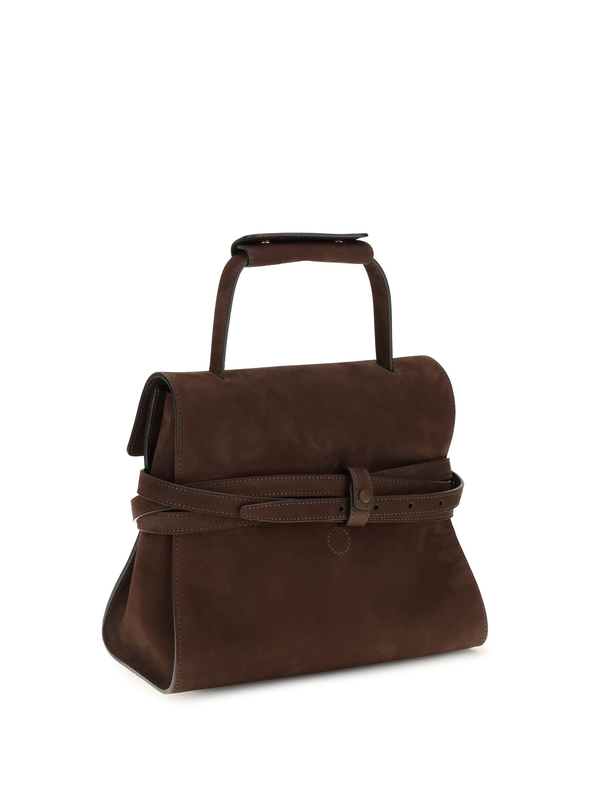 Moschino Women Handbag Nabuk Cioccolato MOSCHINO