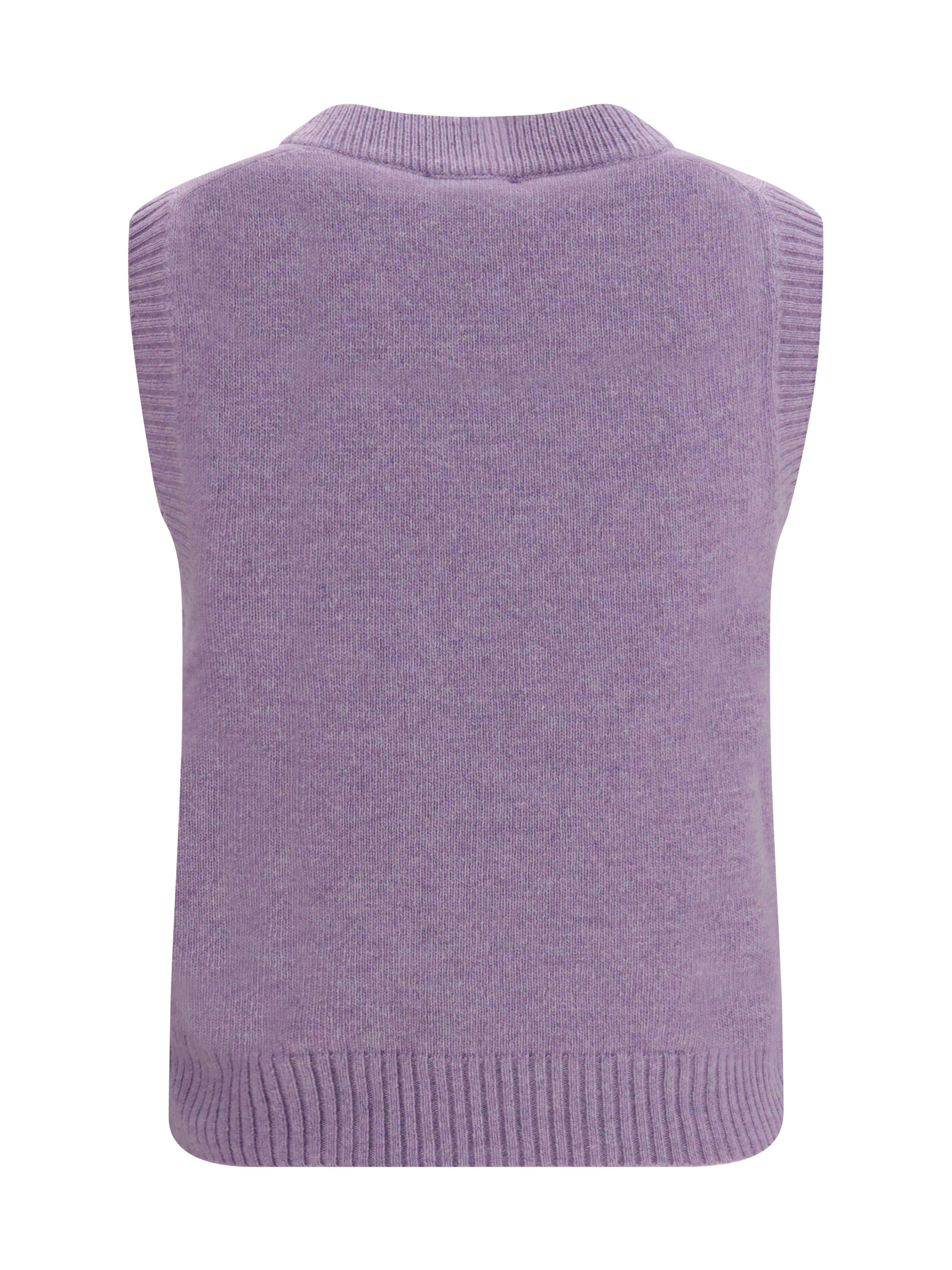 Ganni Women Teddy Alpaca And Wool-Blend Vest GANNI