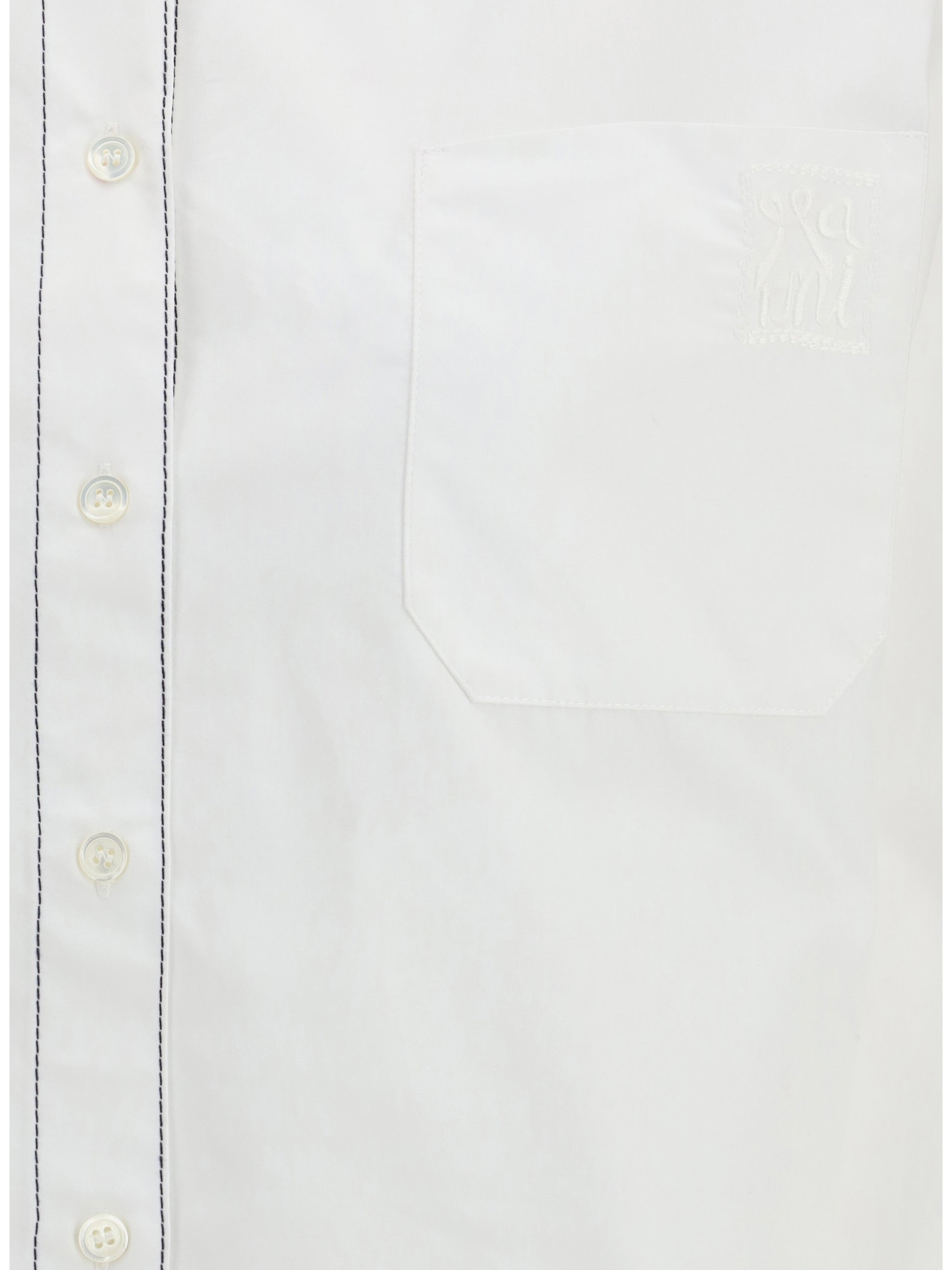 Marni Women Cropped Long-Sleeve Shirt MARNI