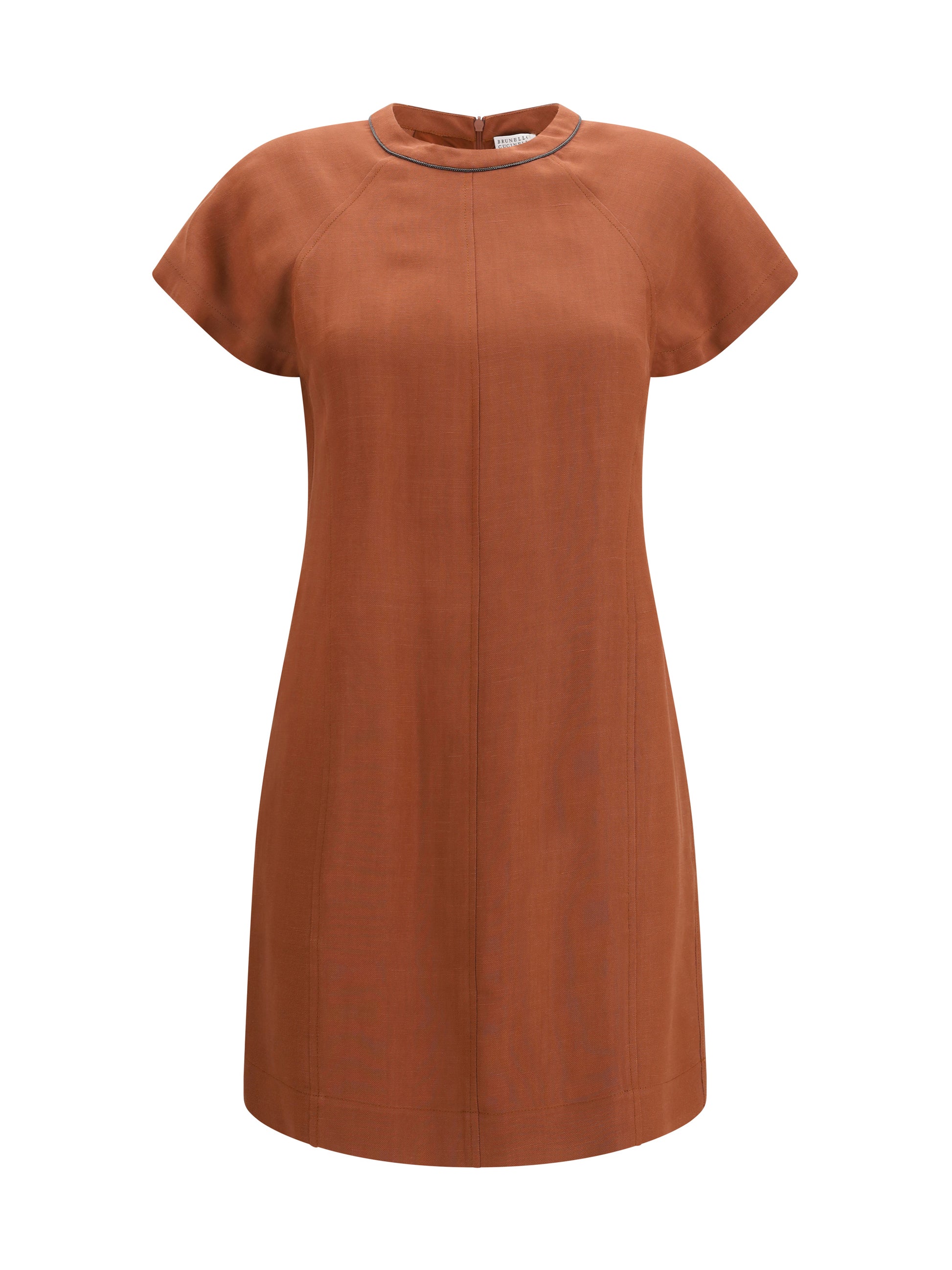 Brunello Cucinelli Women Midi Linen Dress BRUNELLO CUCINELLI