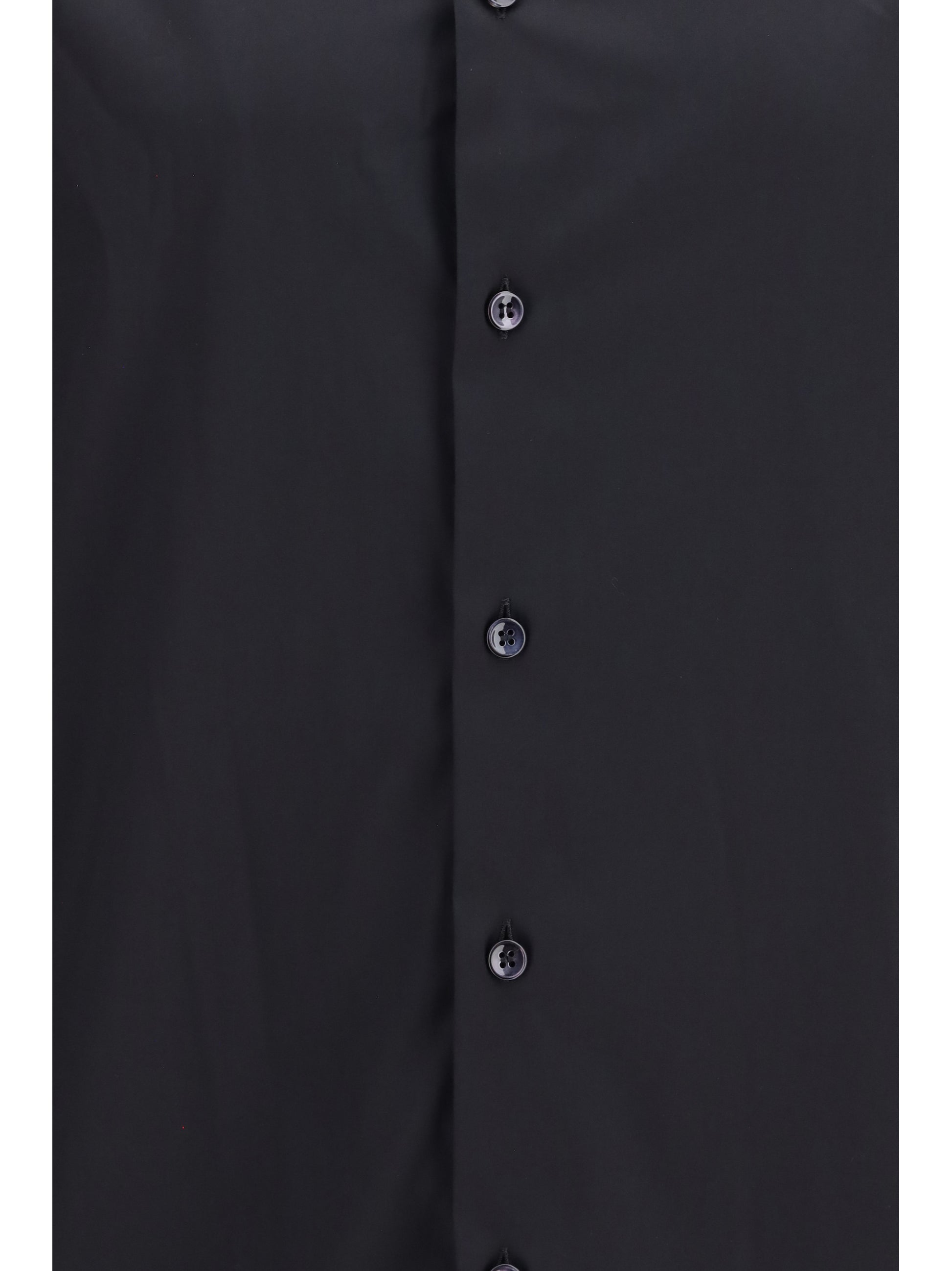 Giorgio Armani Men Shirt Slim Fit In Stretch Cotton Poplin GIORGIO ARMANI