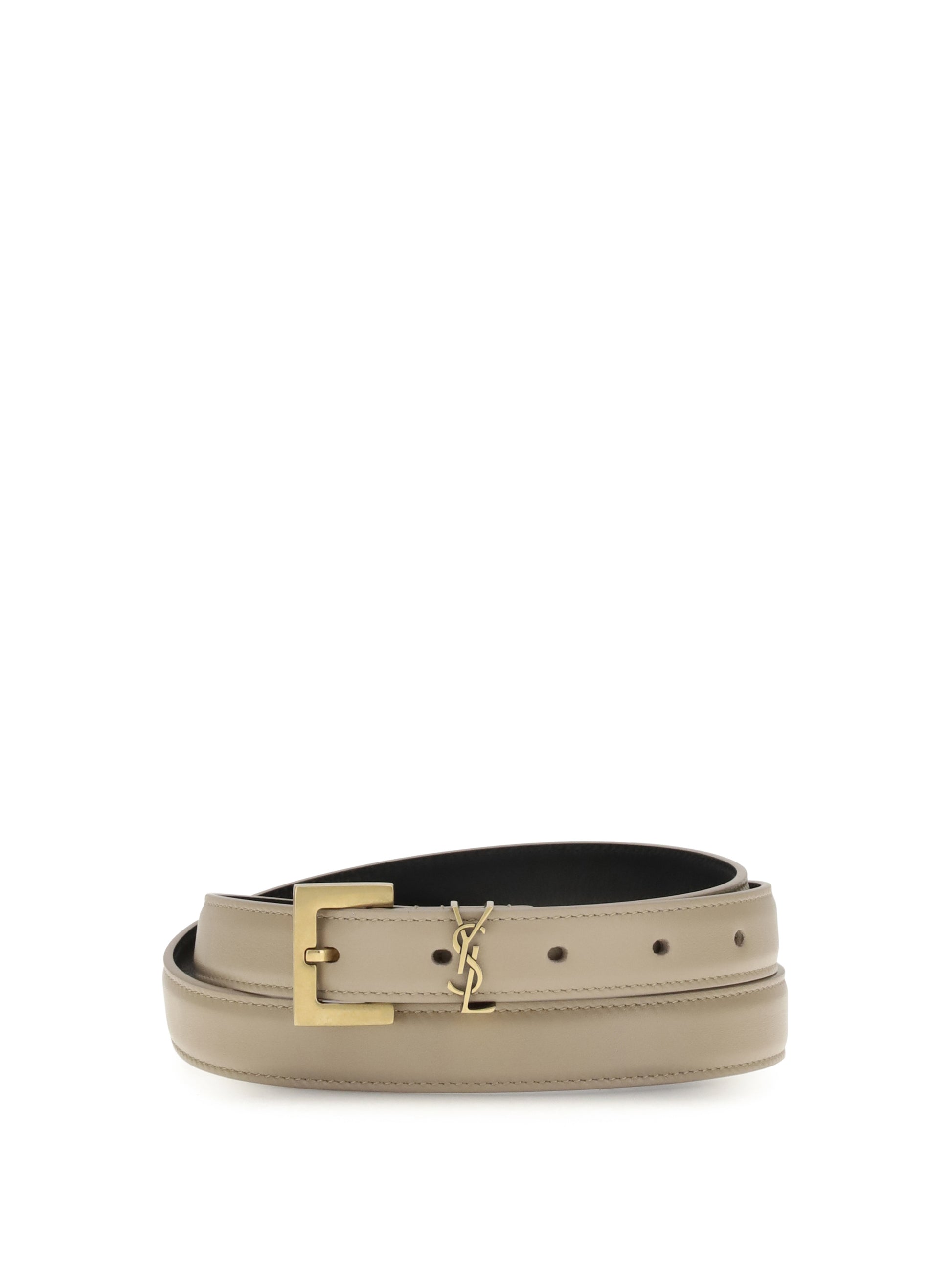 Saint Laurent Women Cassandre Slim Belt SAINT LAURENT
