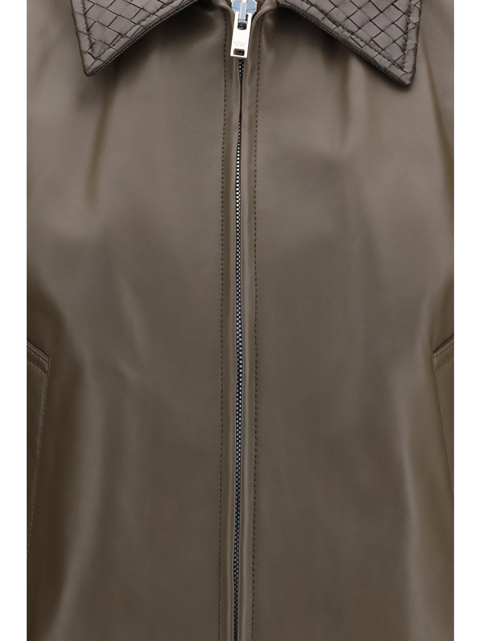 Bottega Veneta Women Glossy Leather Jacket BOTTEGA VENETA