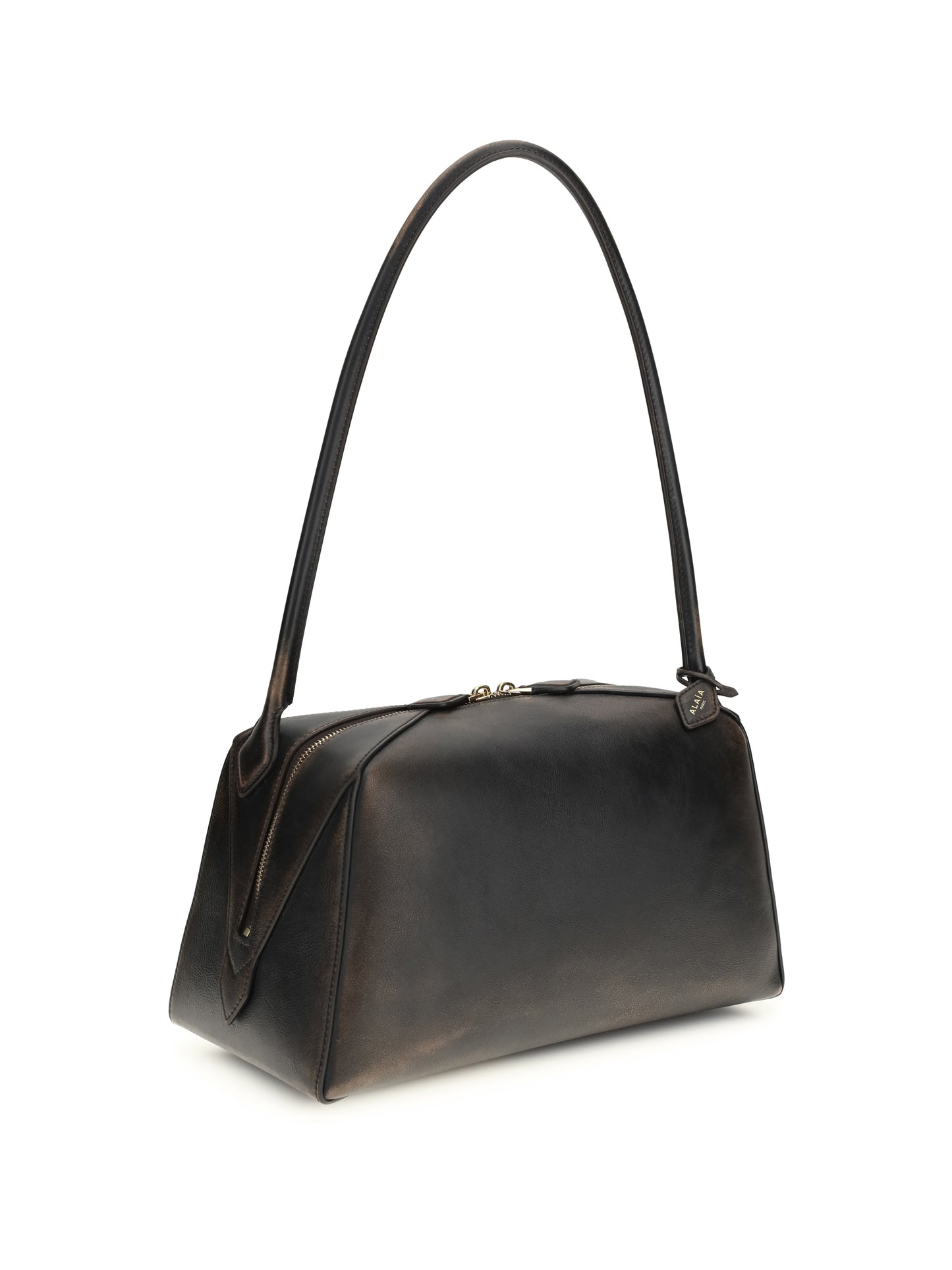 Alaïa Women Le Bouledogue Shoulder Bag In Aged Leather ALAIA