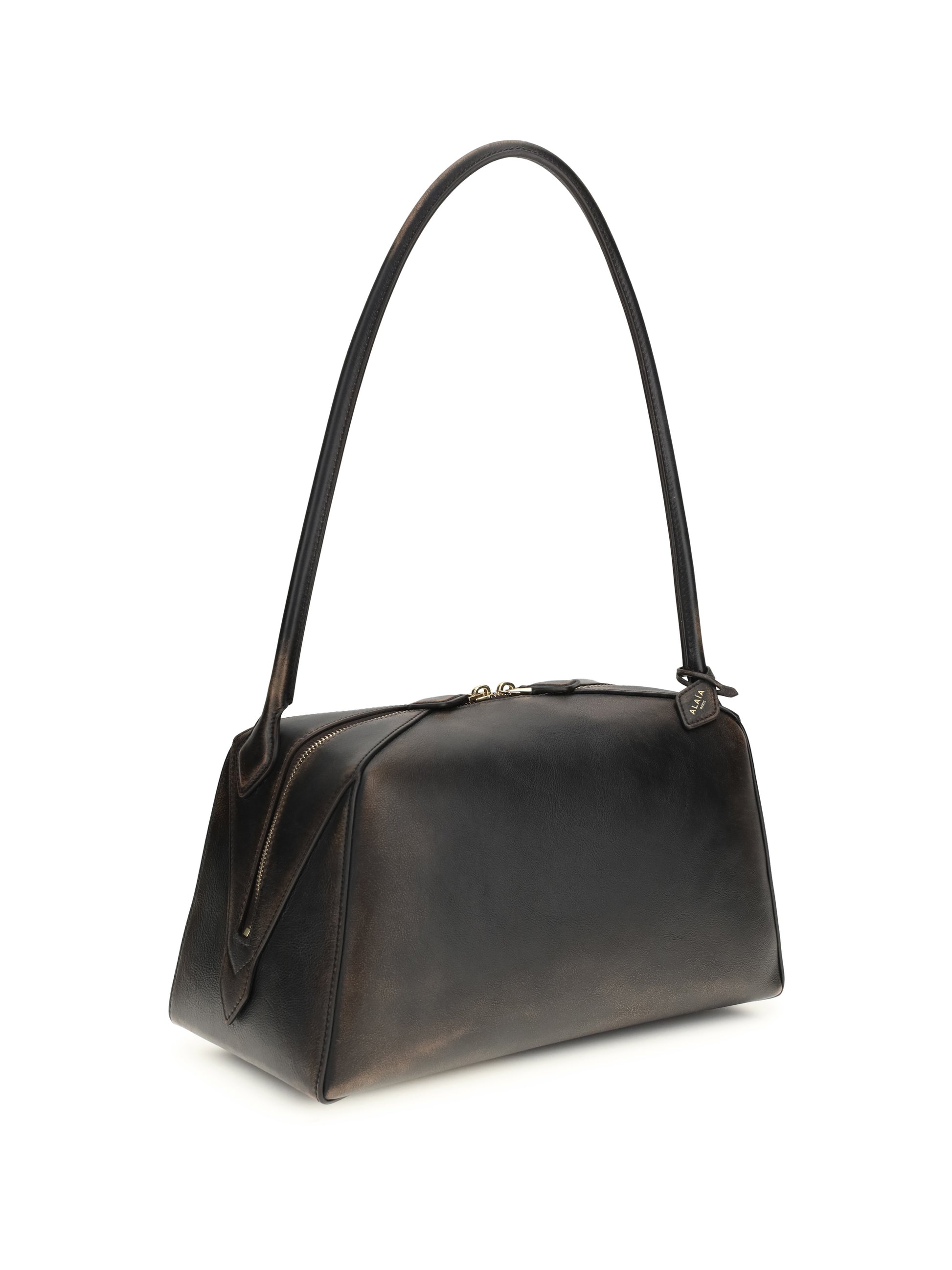 Alaïa Women Le Bouledogue Shoulder Bag In Aged Leather ALAIA