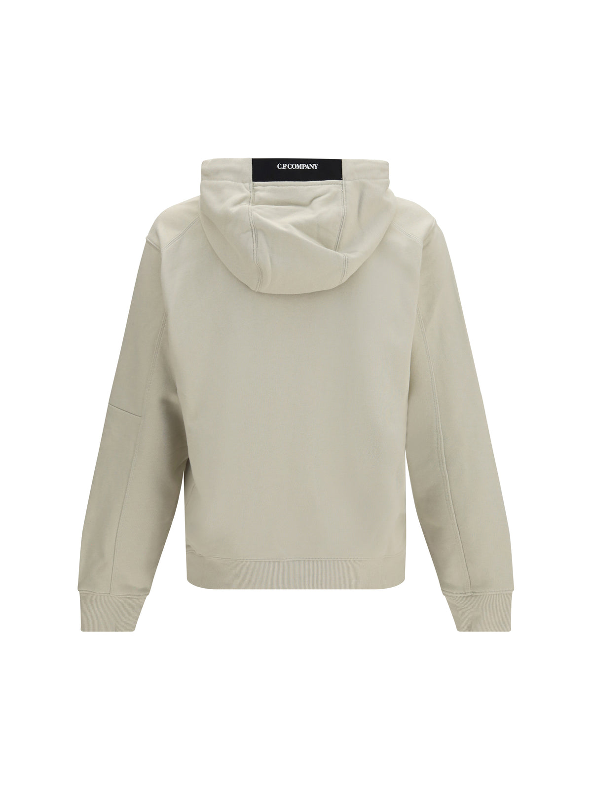C.P. Company Men Diagonal-Weave Cotton Fleece Hooded Sweatshirt C.P. COMPANY