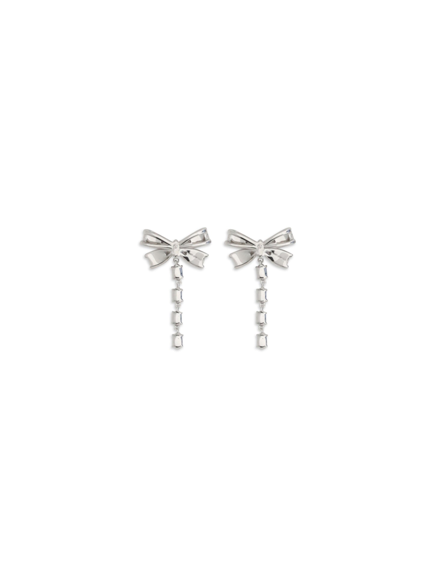 Self-Portrait Women Crystal Bow Drop Earrings SELF-PORTRAIT