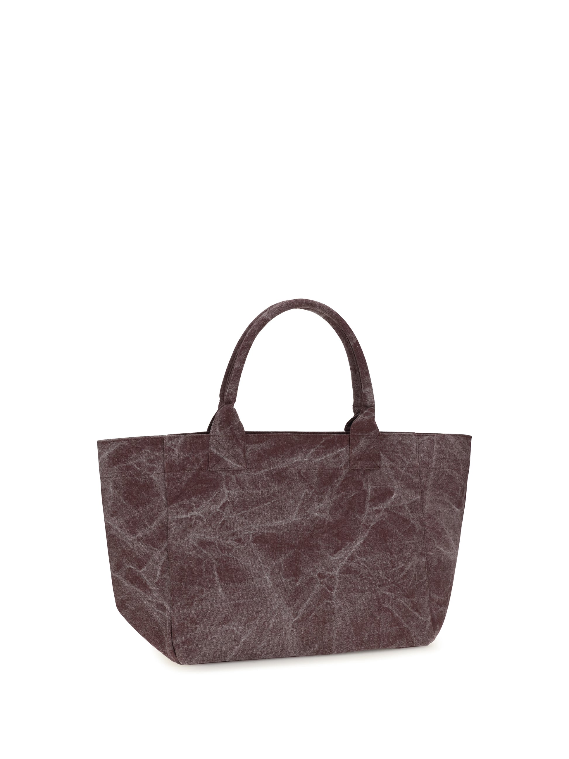 Ganni Women Medium Trapeze Teddy Print Shopping Bag GANNI