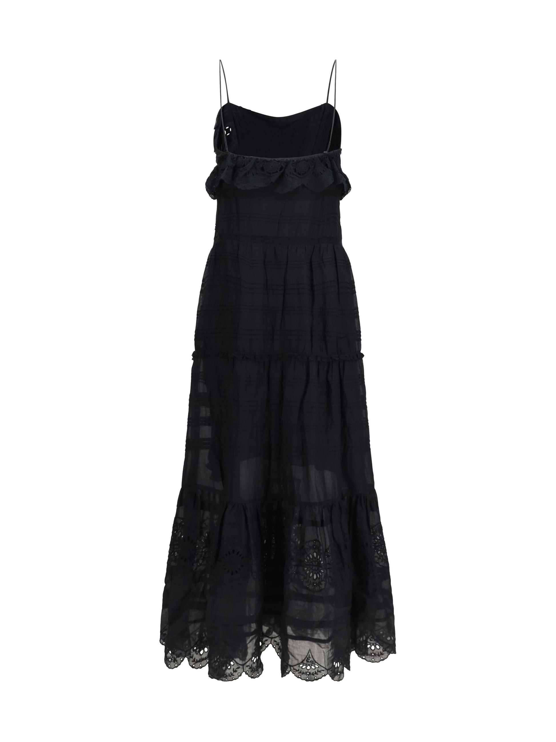 Marant Etoile Women Paule Long Ruffled Dress ISABEL MARANT ETOILE