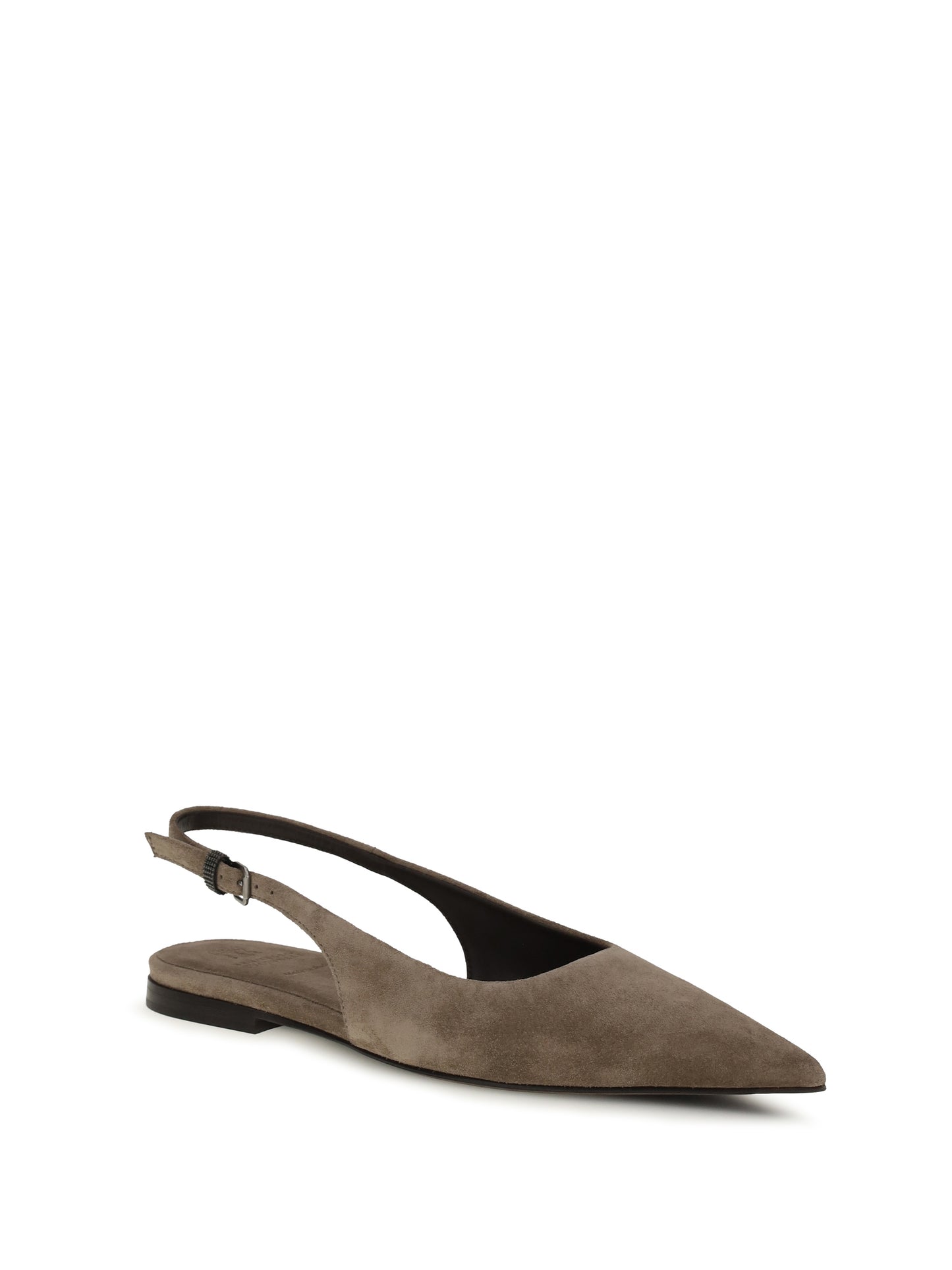 Brunello Cucinelli Women Suede Ballerinas BRUNELLO CUCINELLI