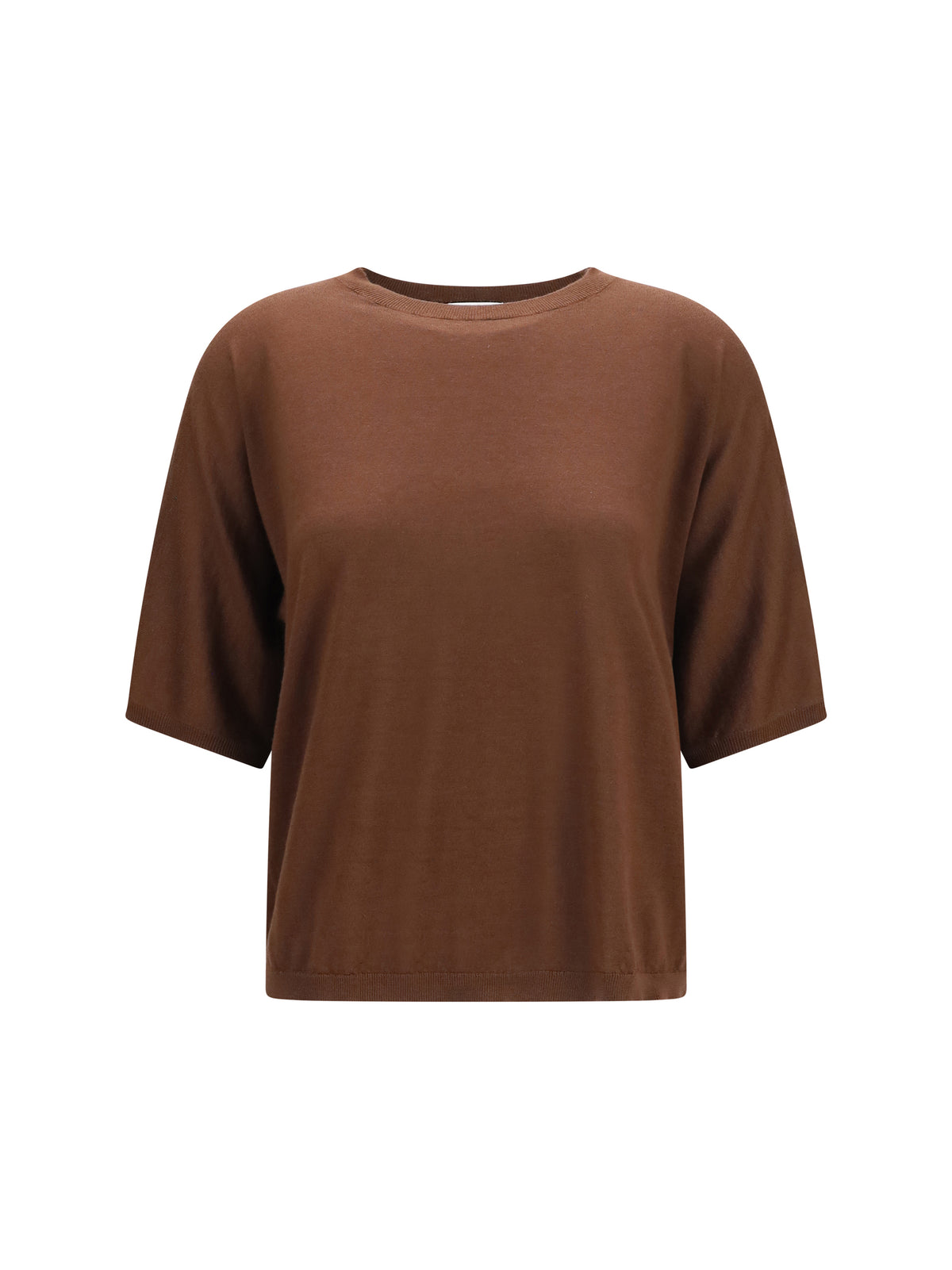 Brunello Cucinelli Women Short-Sleeve Cashmere And Silk Sweater BRUNELLO CUCINELLI
