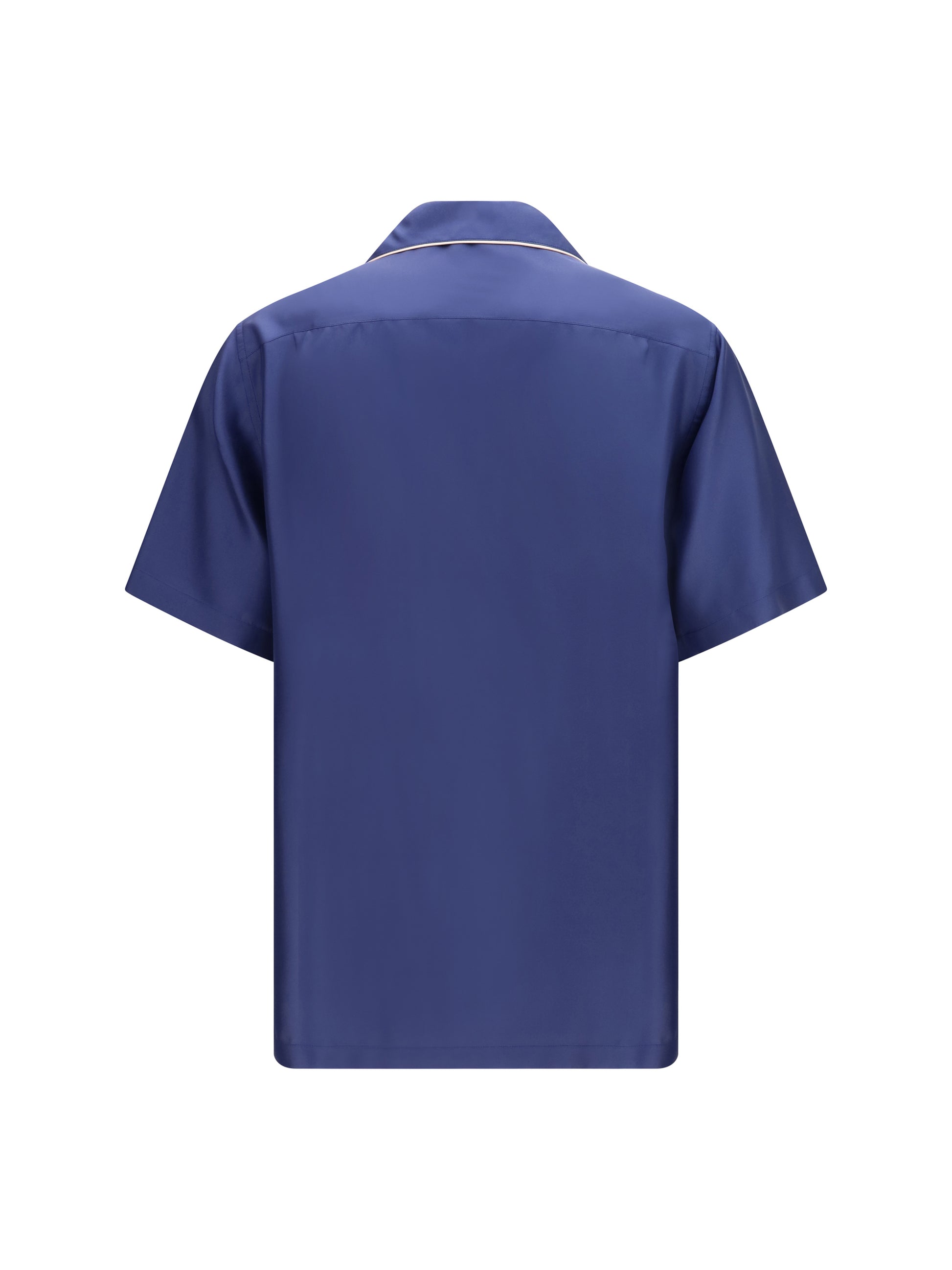 Dolce & Gabbana Men Hawaii Piping-Embroidered Shirt DOLCE & GABBANA