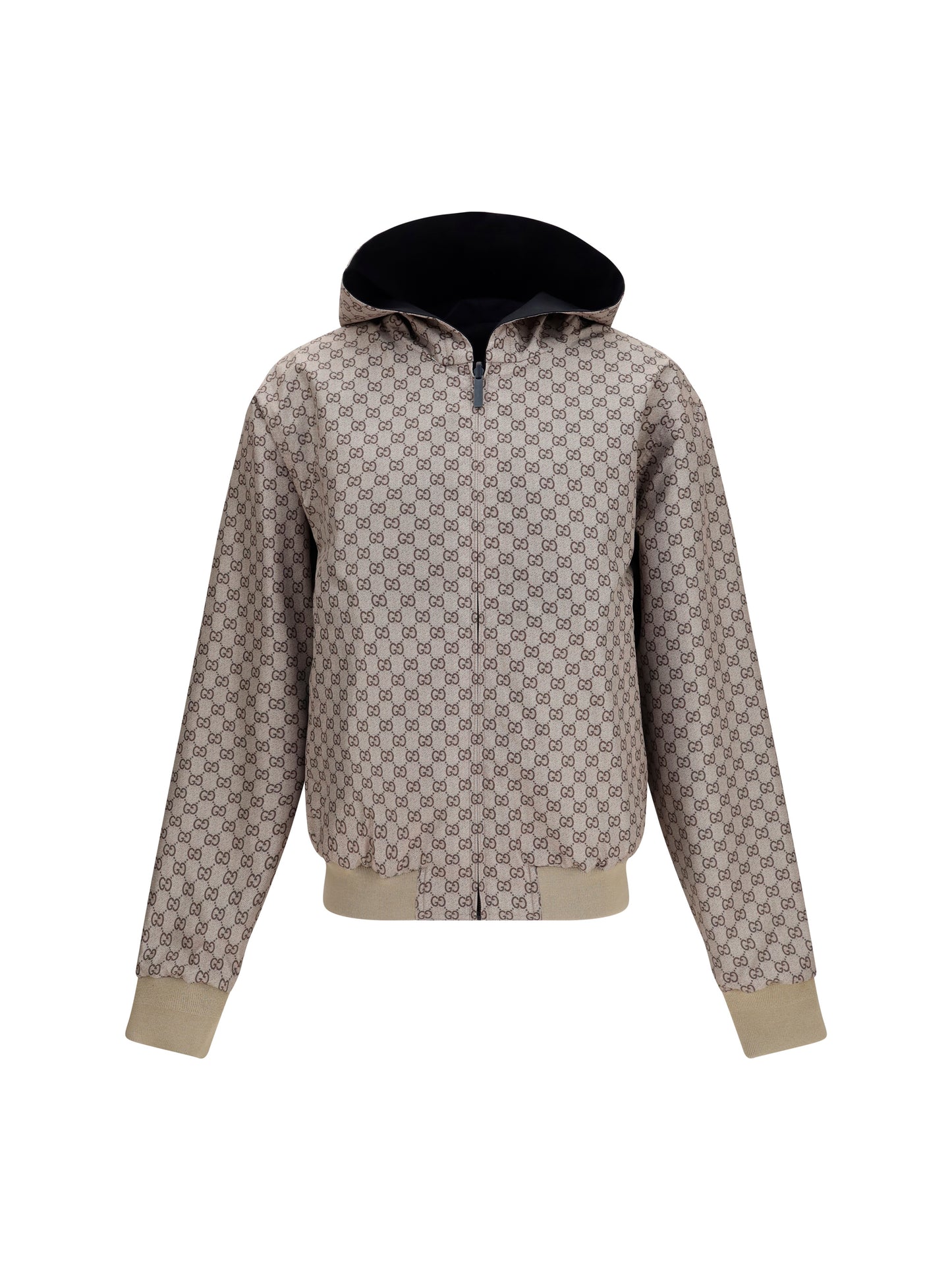 Gucci Men Reversible Zip Jacket In Cotton GUCCI