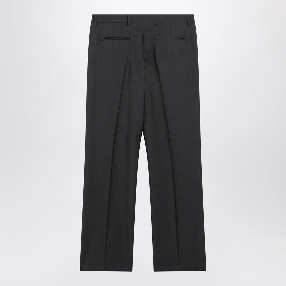 Valentino Gray Wool-Blend Pants Men VALENTINO