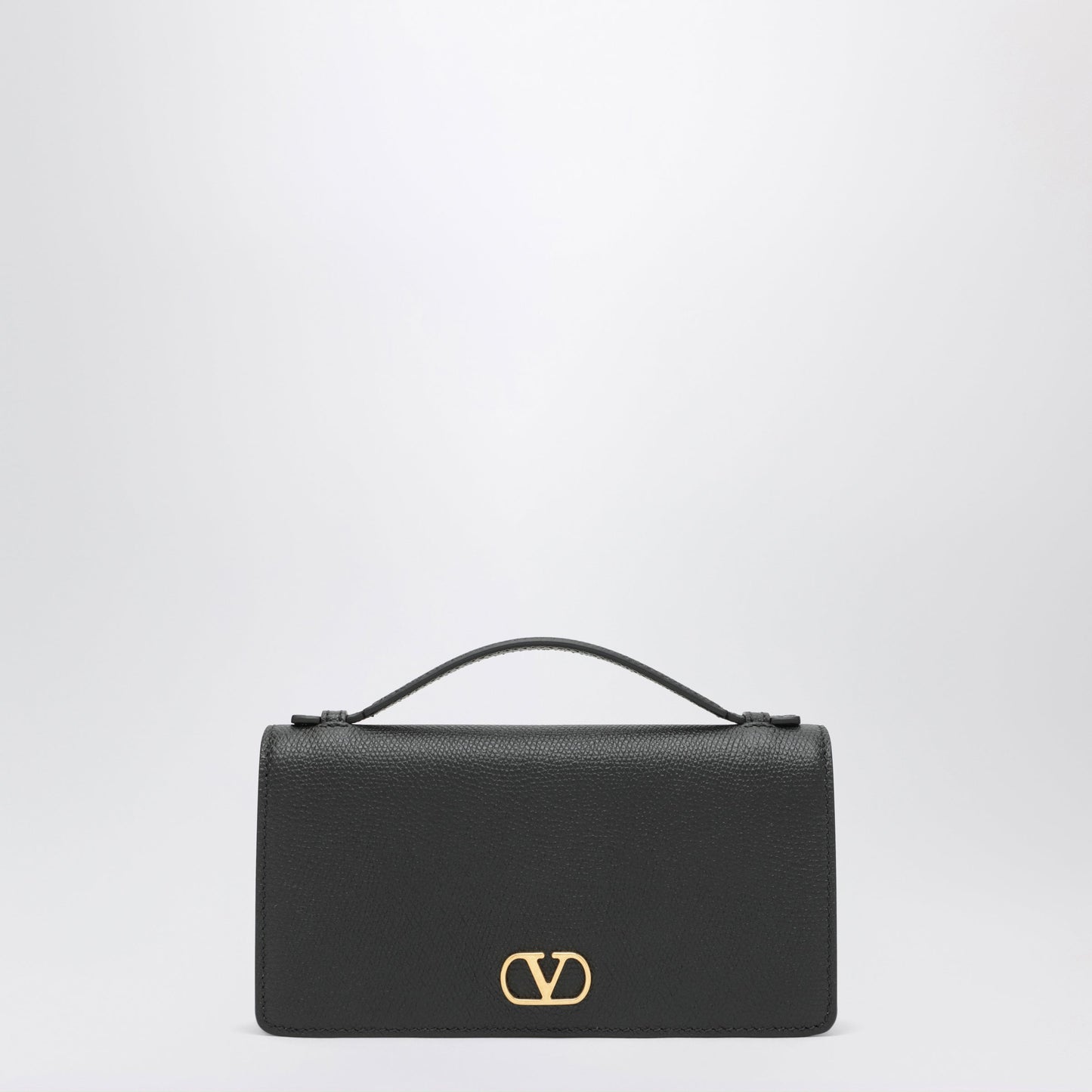 Valentino Garavani Black Vlogo Signature Chain Wallet Women VALENTINO GARAVANI