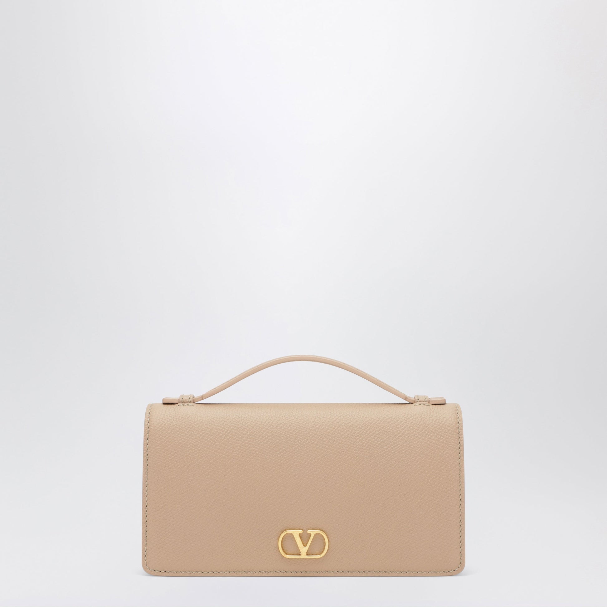 Valentino Garavani Powder Pink Vlogo Signature Chain Wallet Women VALENTINO GARAVANI