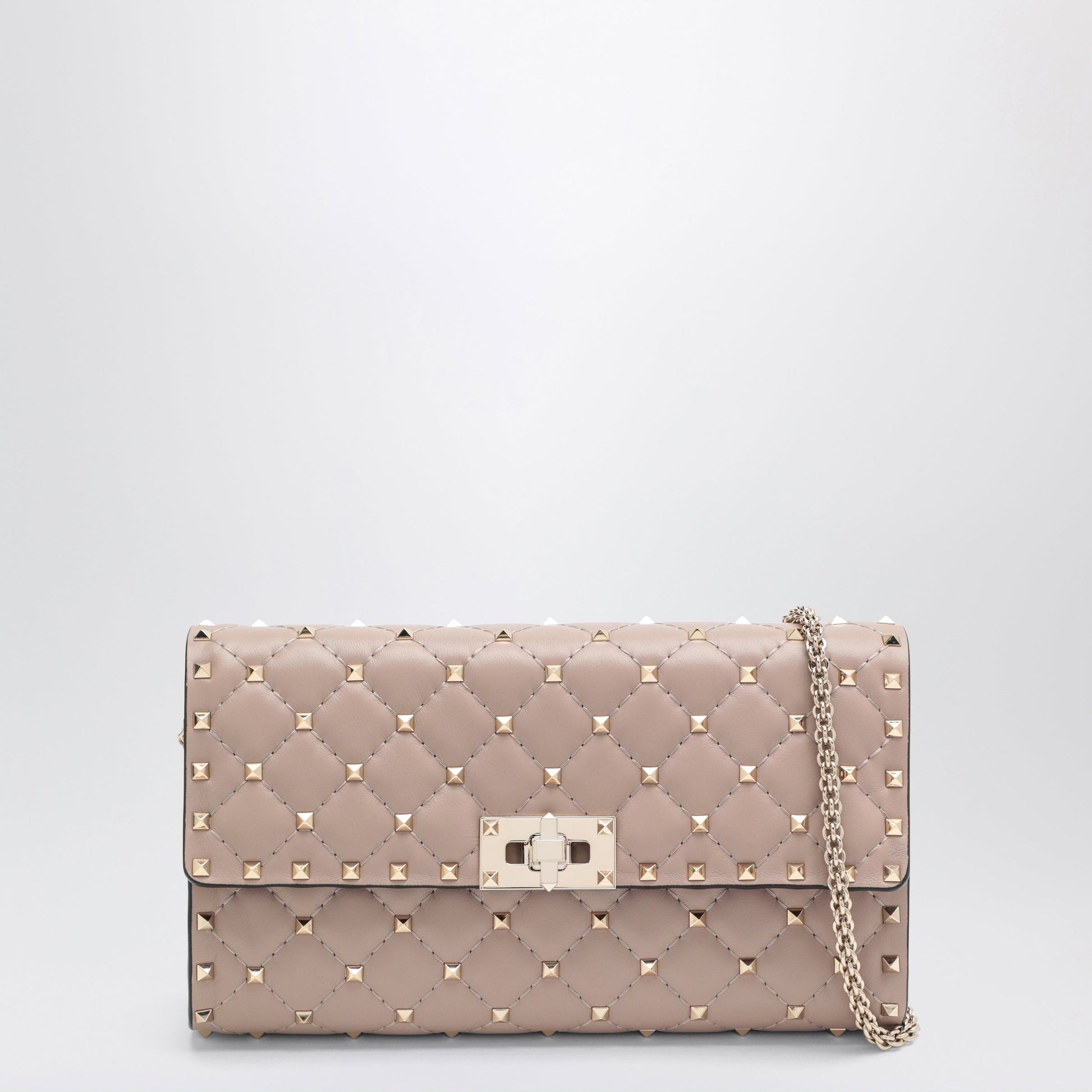 Valentino Garavani Rockstud Spike Crossbody Bag In Powder Pink Women VALENTINO GARAVANI