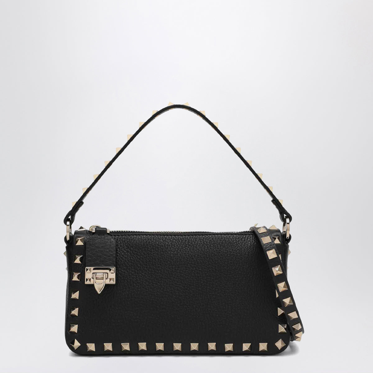 Valentino Garavani Black Small Rockstud Shoulder Bag Women VALENTINO GARAVANI