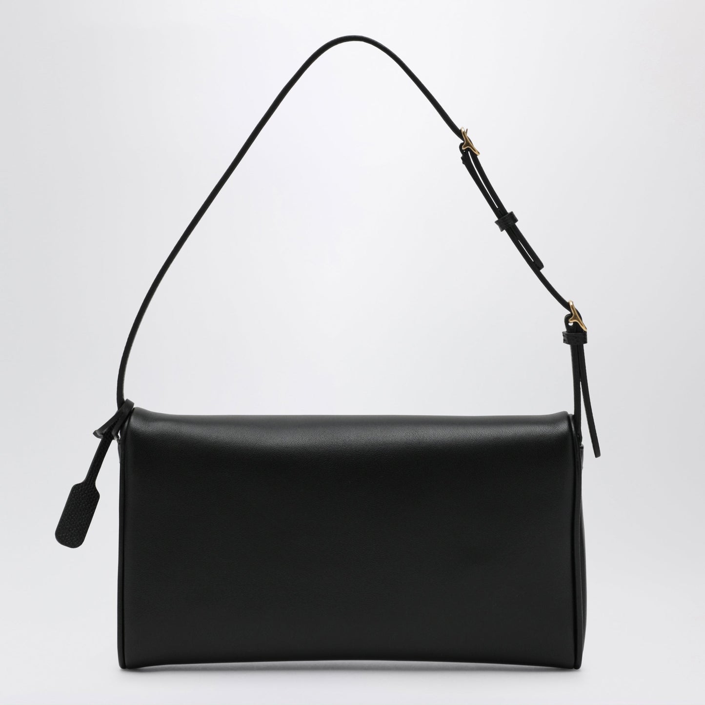 Valentino Garavani Small Black Devain Leather Shoulder Bag Women VALENTINO GARAVANI