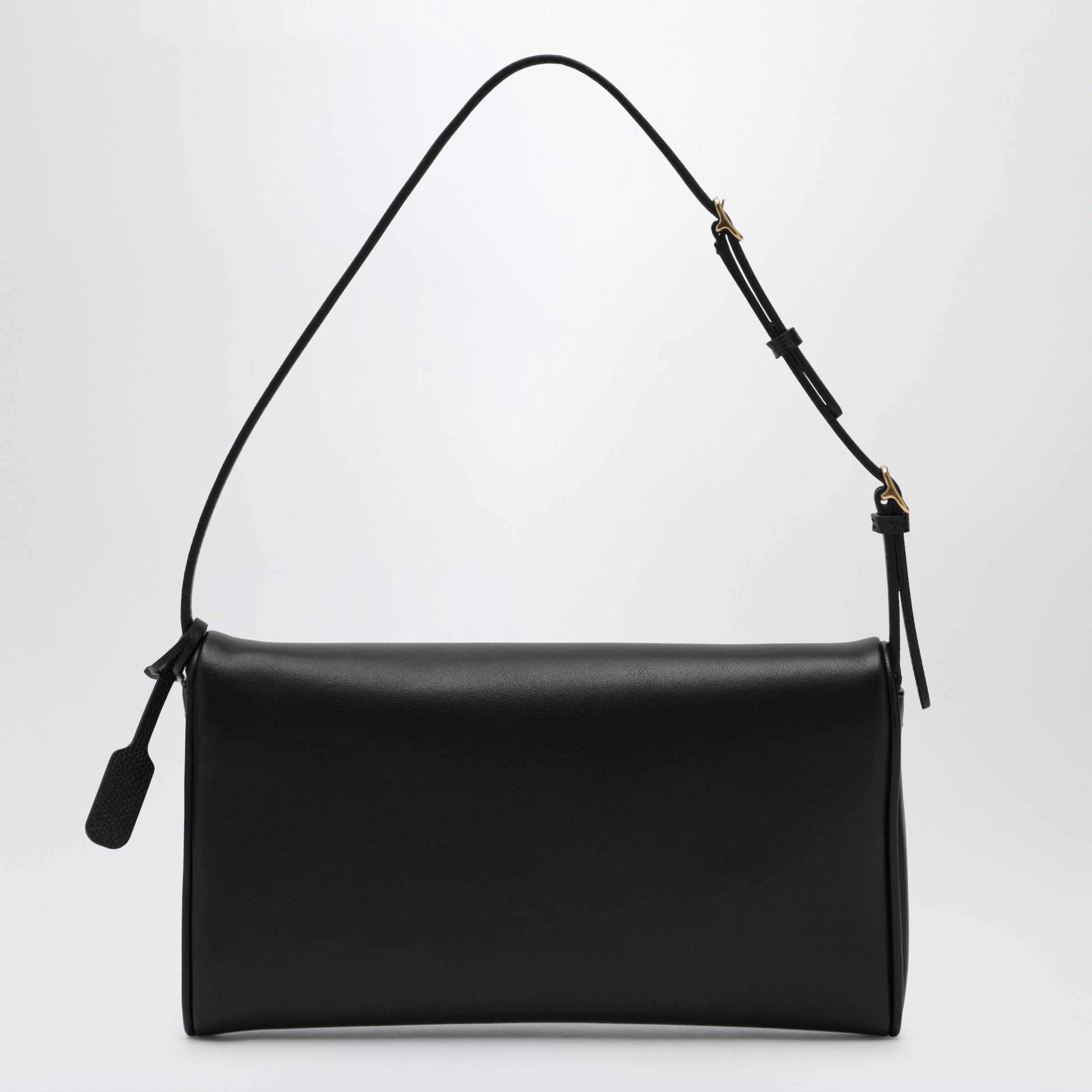 Valentino Garavani Small Black Devain Leather Shoulder Bag Women VALENTINO GARAVANI