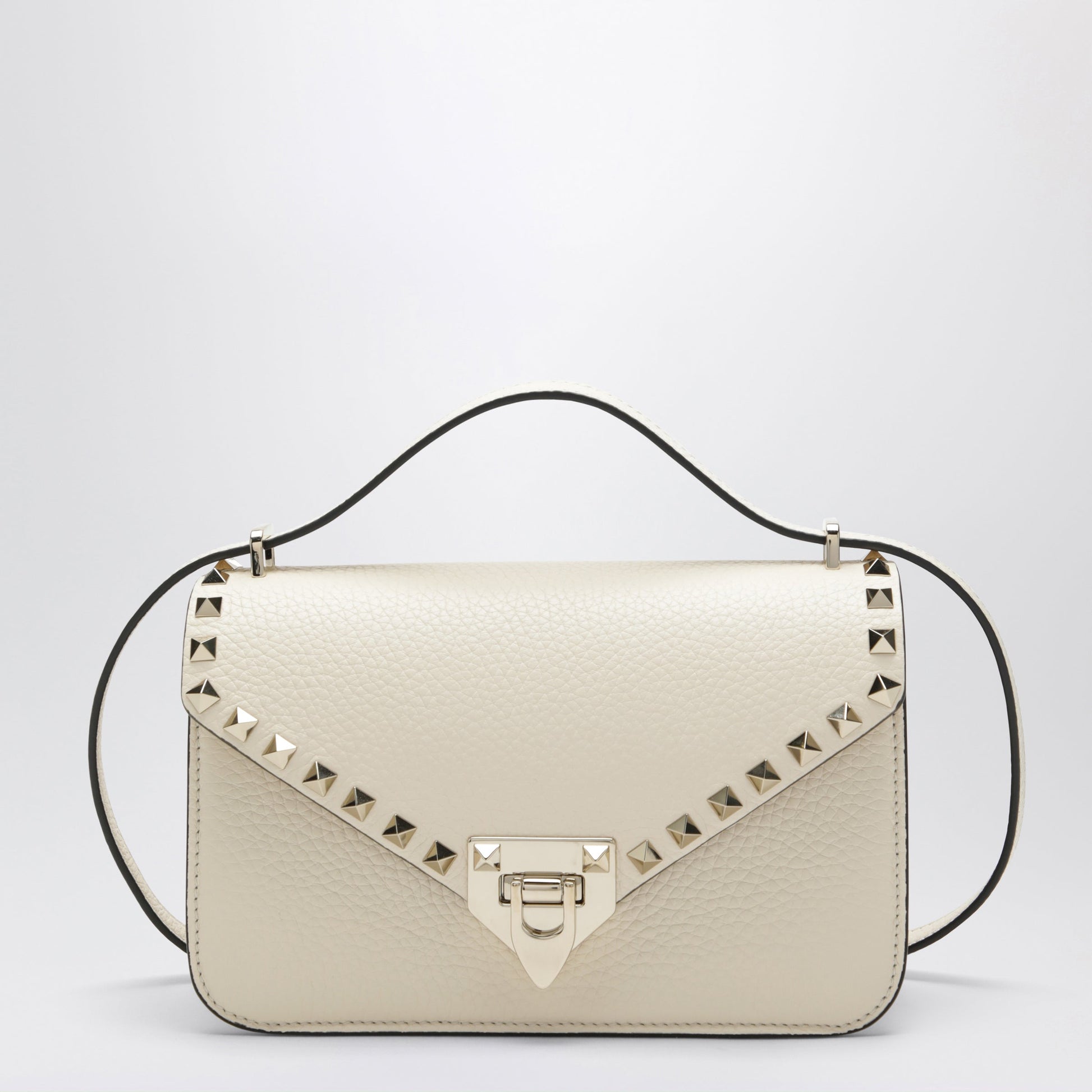 Valentino Garavani Ivory Rockstud Shoulder Bag Women VALENTINO GARAVANI