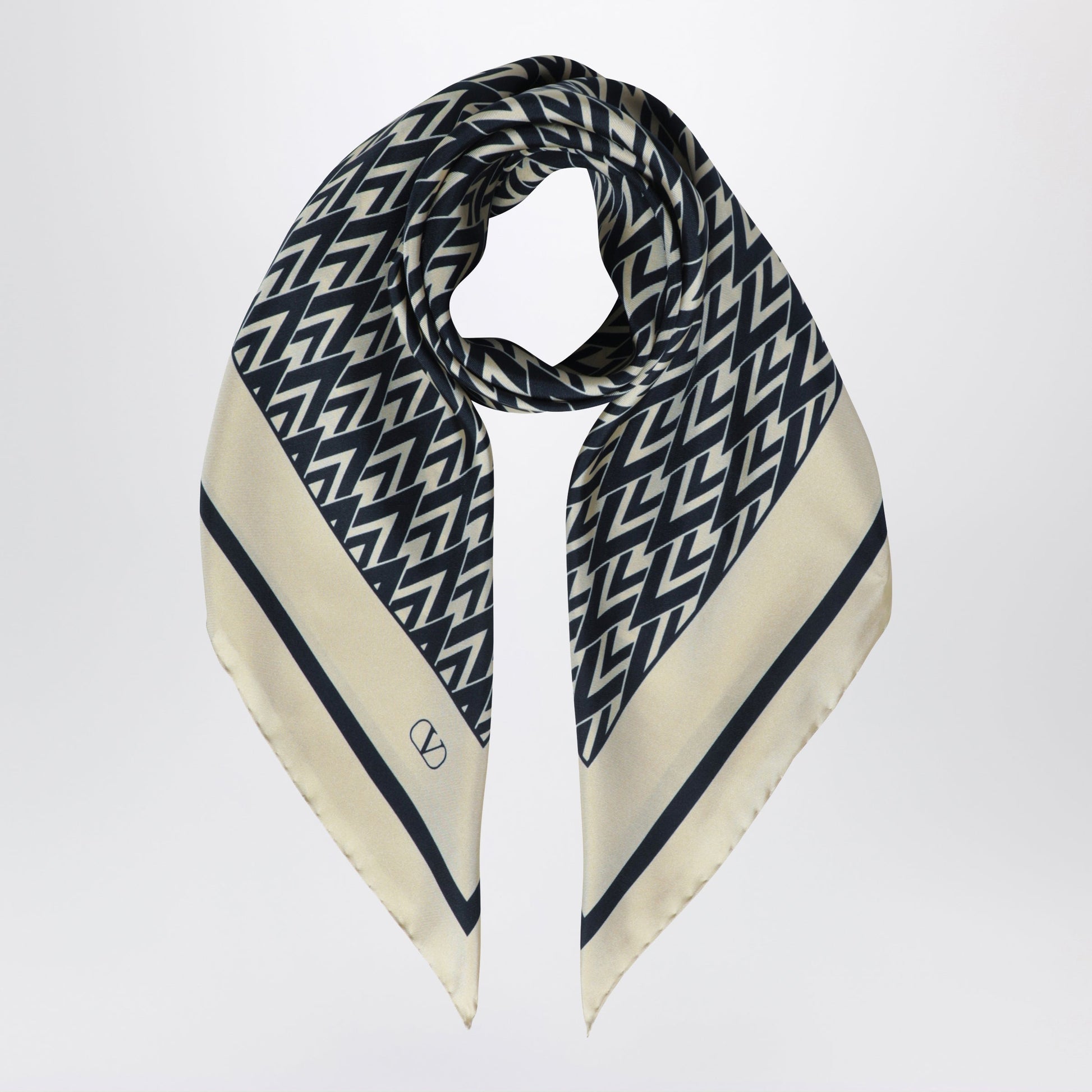 Valentino Garavani Toute La V Silk Scarf Women VALENTINO GARAVANI