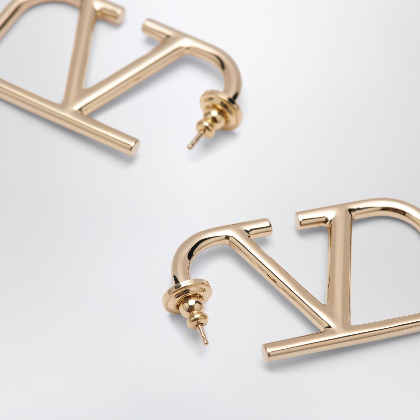 Valentino Garavani Vlogo Signature Earrings In Gold-Tone Metal Women VALENTINO GARAVANI