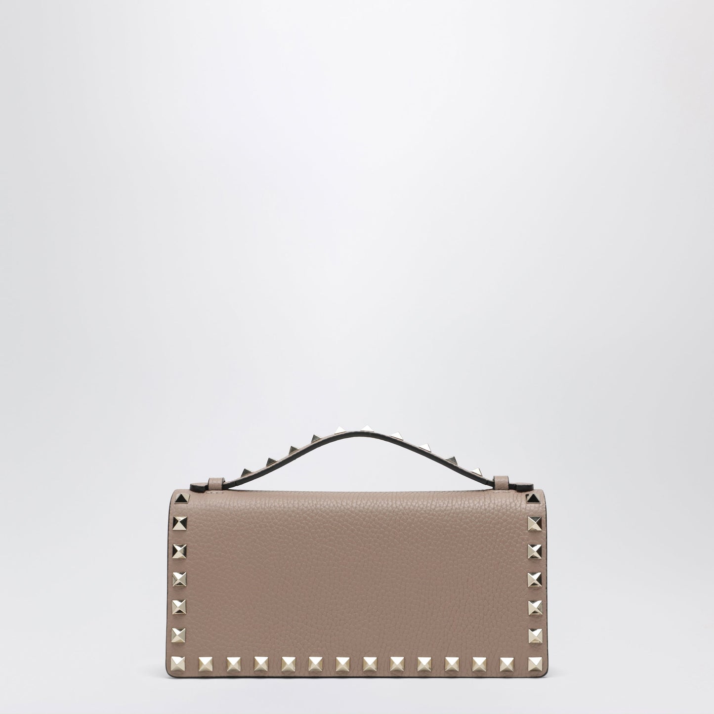 Valentino Garavani Rockstud Pink Powder Chain Wallet Women VALENTINO GARAVANI