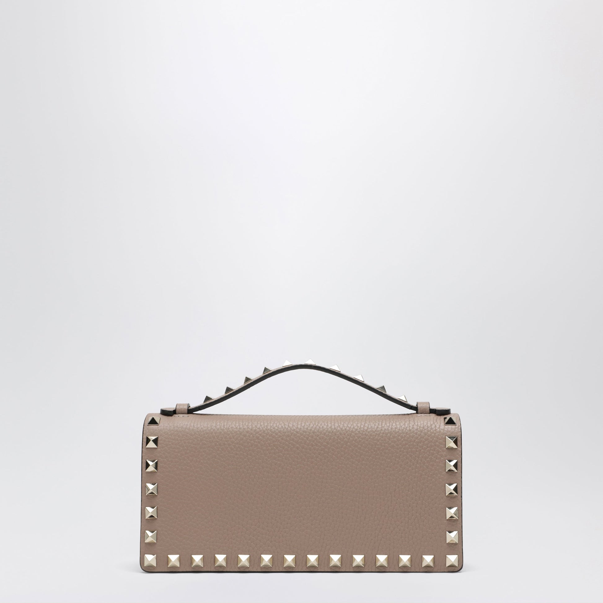Valentino Garavani Rockstud Pink Powder Chain Wallet Women VALENTINO GARAVANI