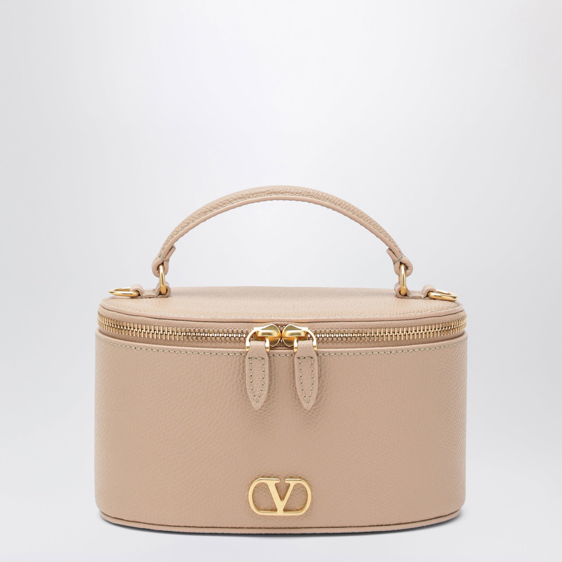 Valentino Garavani Vlogo Signature Mini Vanity Bag In Pink Leather Women VALENTINO GARAVANI
