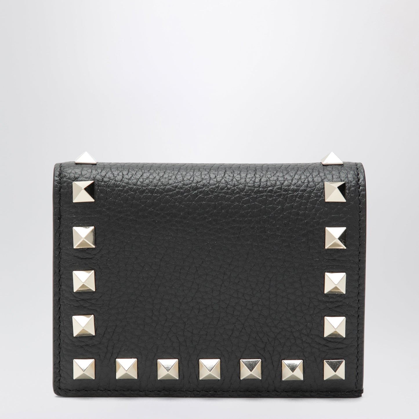 Valentino Garavani Black Rockstud Leather Wallet Women VALENTINO GARAVANI