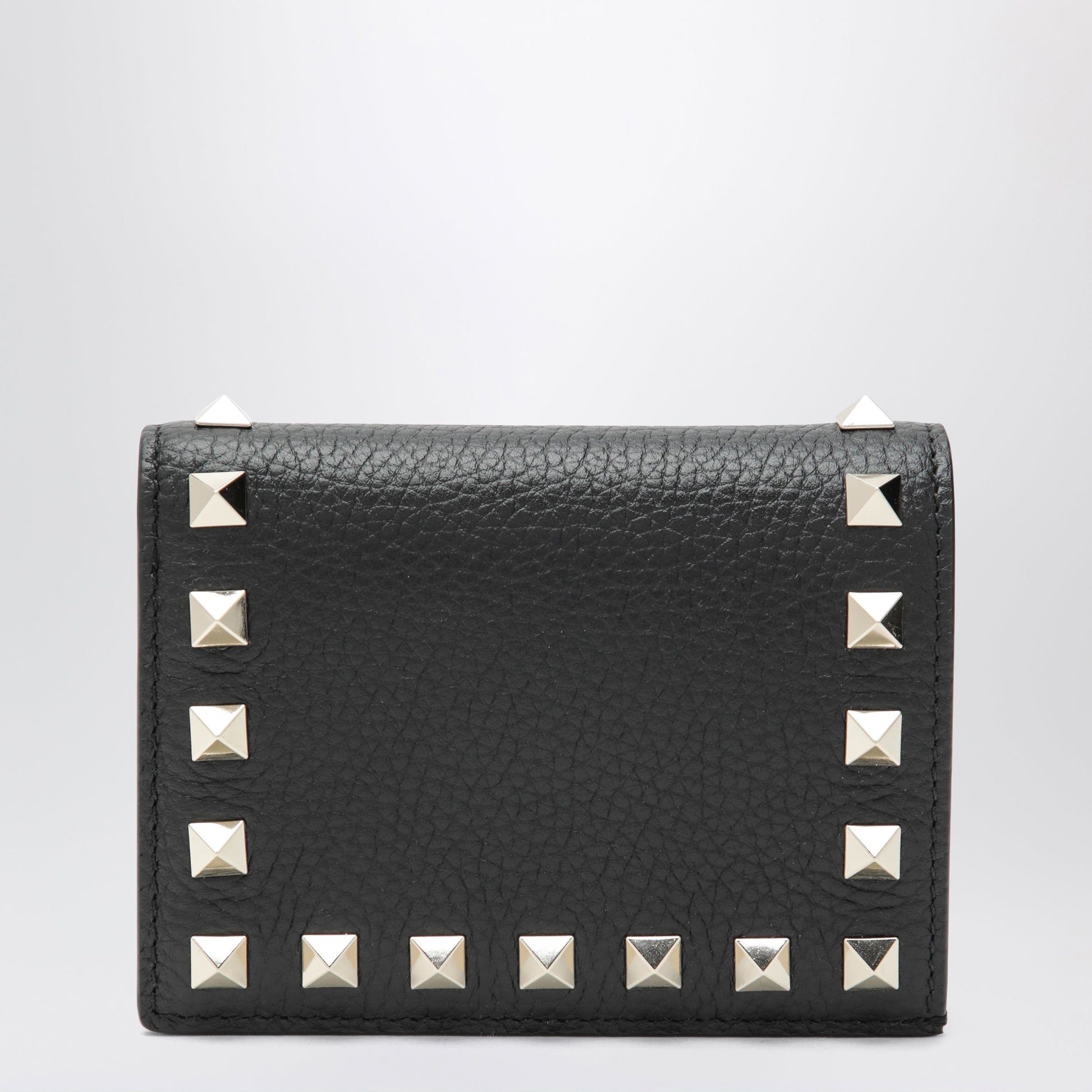 Valentino Garavani Black Rockstud Leather Wallet Women VALENTINO GARAVANI