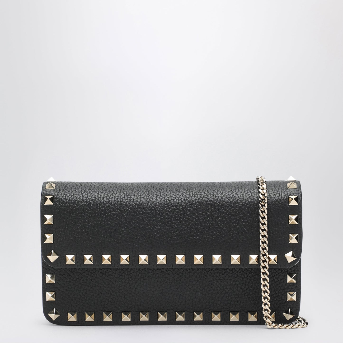 Valentino Garavani Pouch With Black Rockstud Chain Women VALENTINO GARAVANI