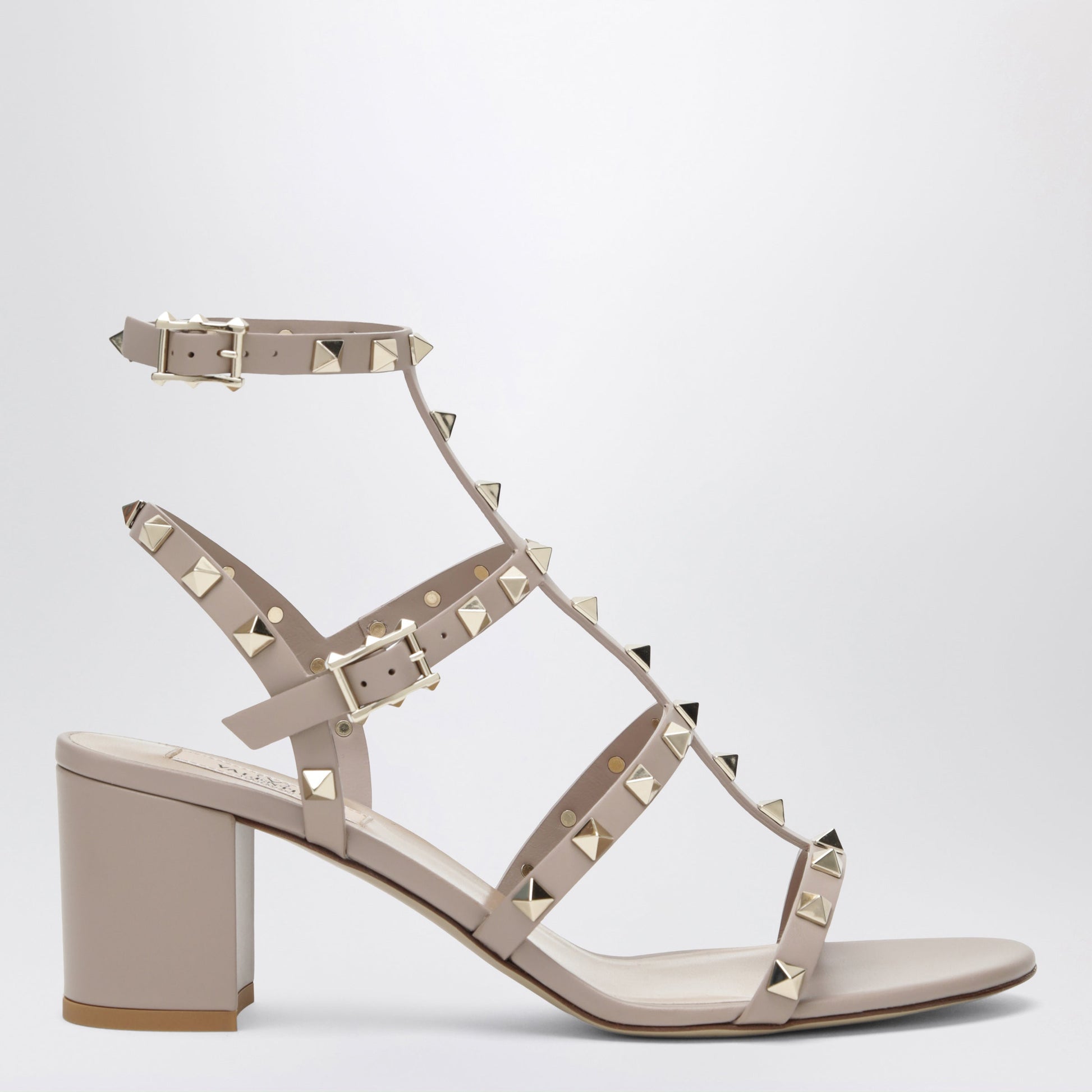 Valentino Garavani Rockstud Sandals With Blush-Colored Straps Women VALENTINO GARAVANI
