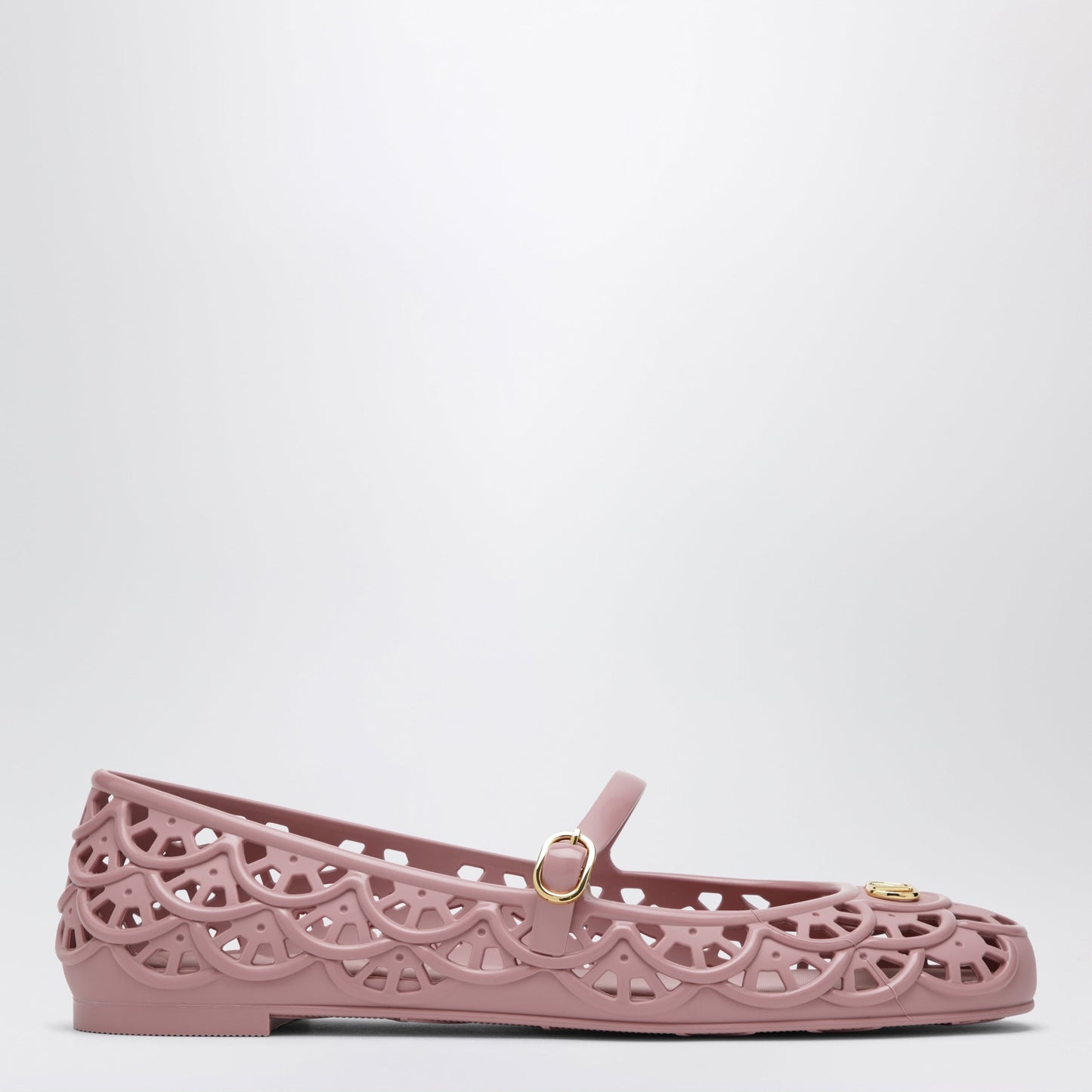 Valentino Garavani Pink Rubber Vlogo Signature Ballet Flats Women VALENTINO GARAVANI