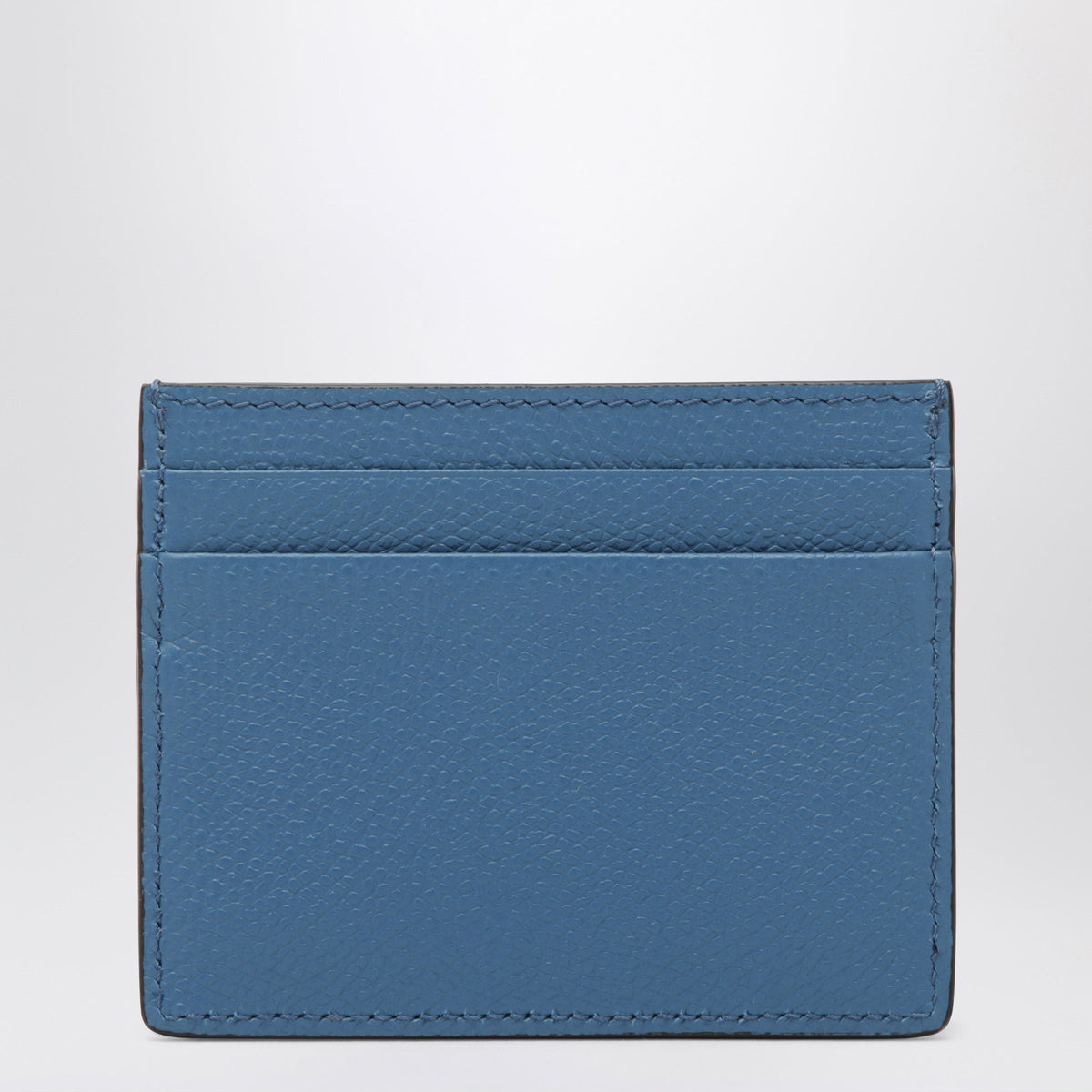 Valentino Garavani Ultramarine Leather Card Holder Men VALENTINO GARAVANI
