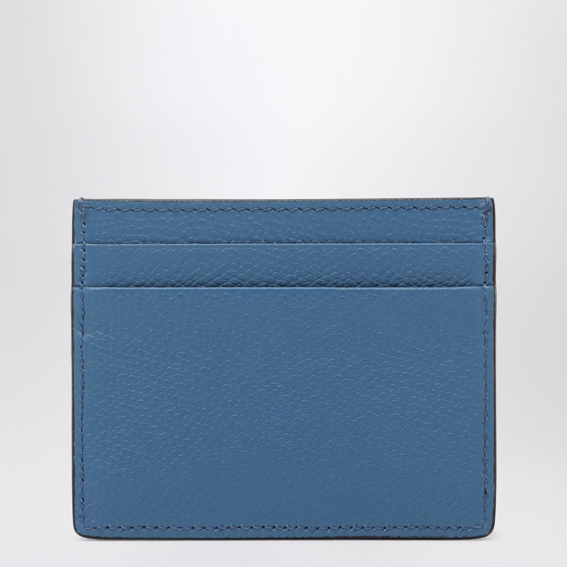 Valentino Garavani Ultramarine Leather Card Holder Men VALENTINO GARAVANI