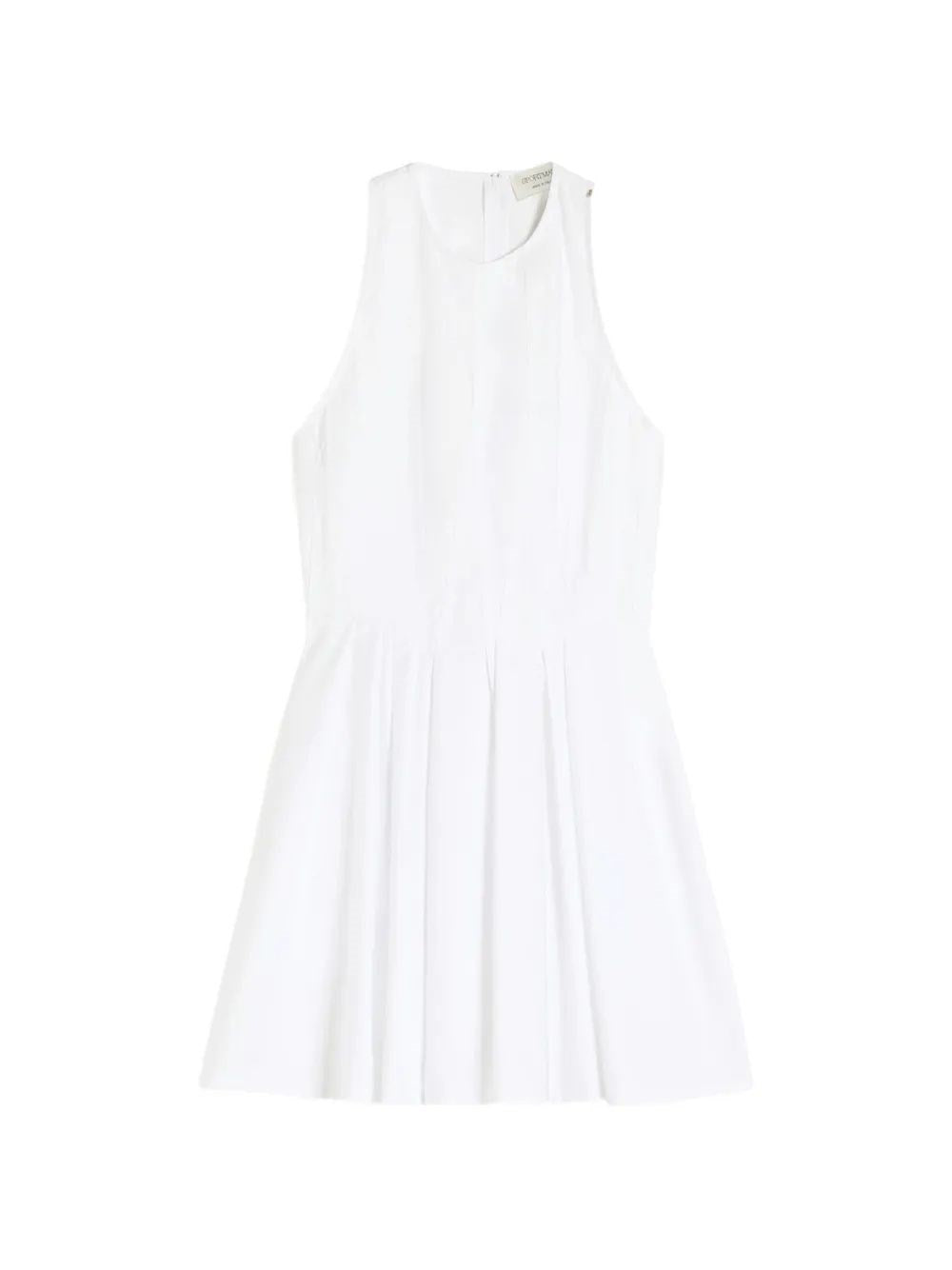 Sportmax Women Ara Sleeveless Washed Cotton Mini Dress SPORTMAX
