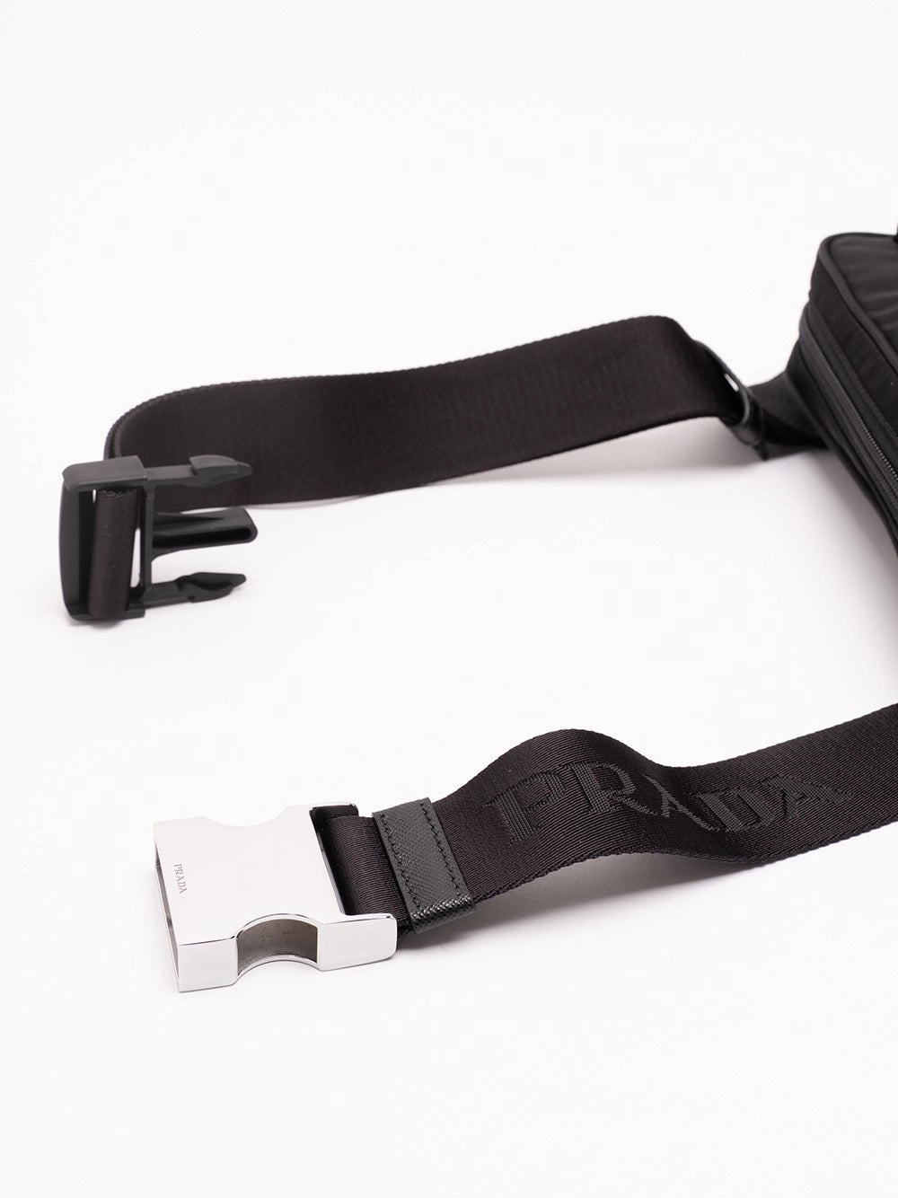 Prada Men Re-Nylon And Saffiano Leather Belt Bag PRADA