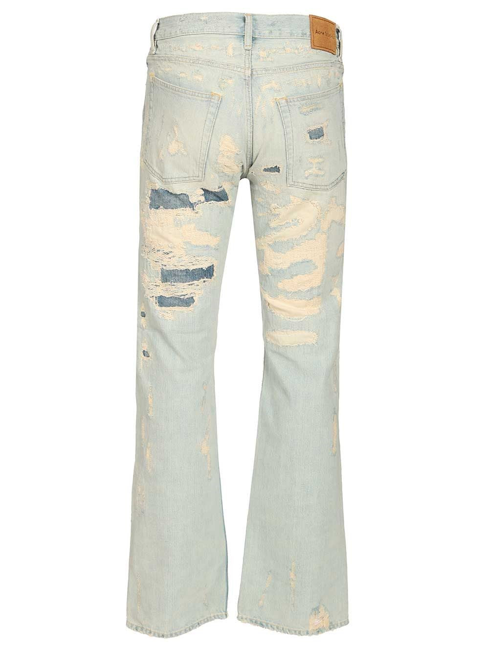 Acne Studios Men Repaired Effect Jeans - 2010M ACNE STUDIOS