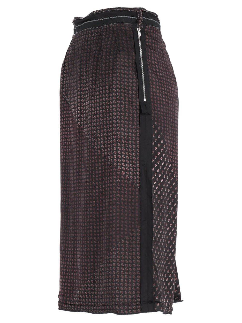 Maison Margiela Women Paisley Print Midi Skirt MAISON MARGIELA